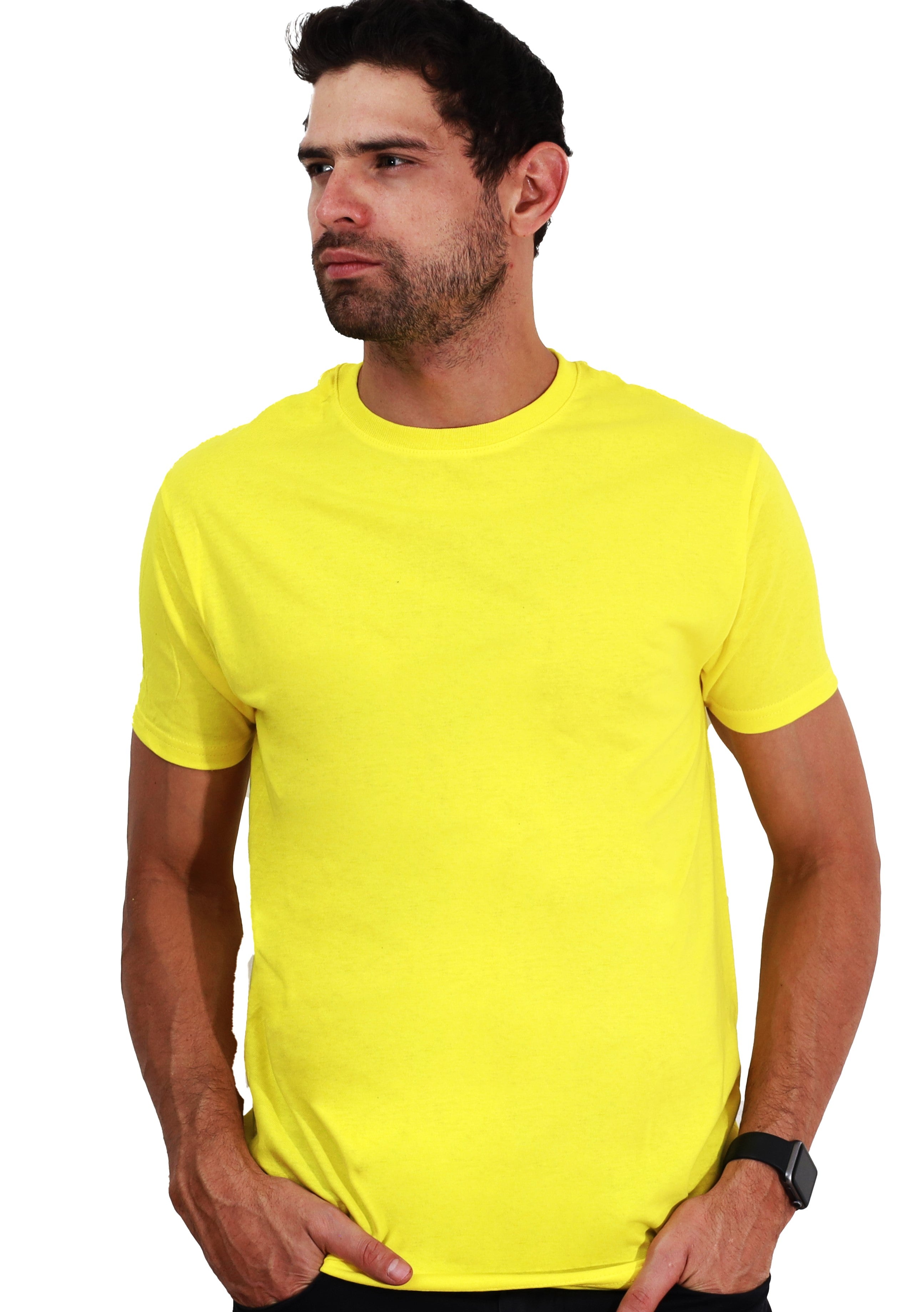 Playera Cuello Redondo Caballero GOLD