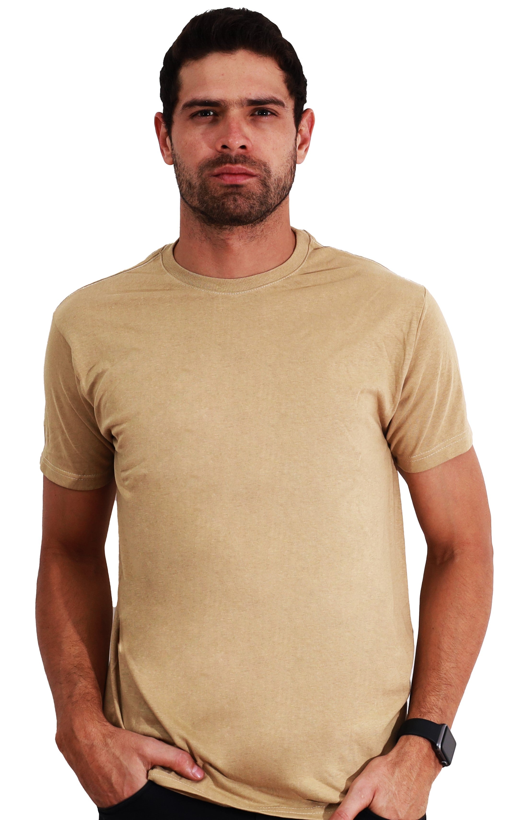 Playera Cuello Redondo Caballero GOLD