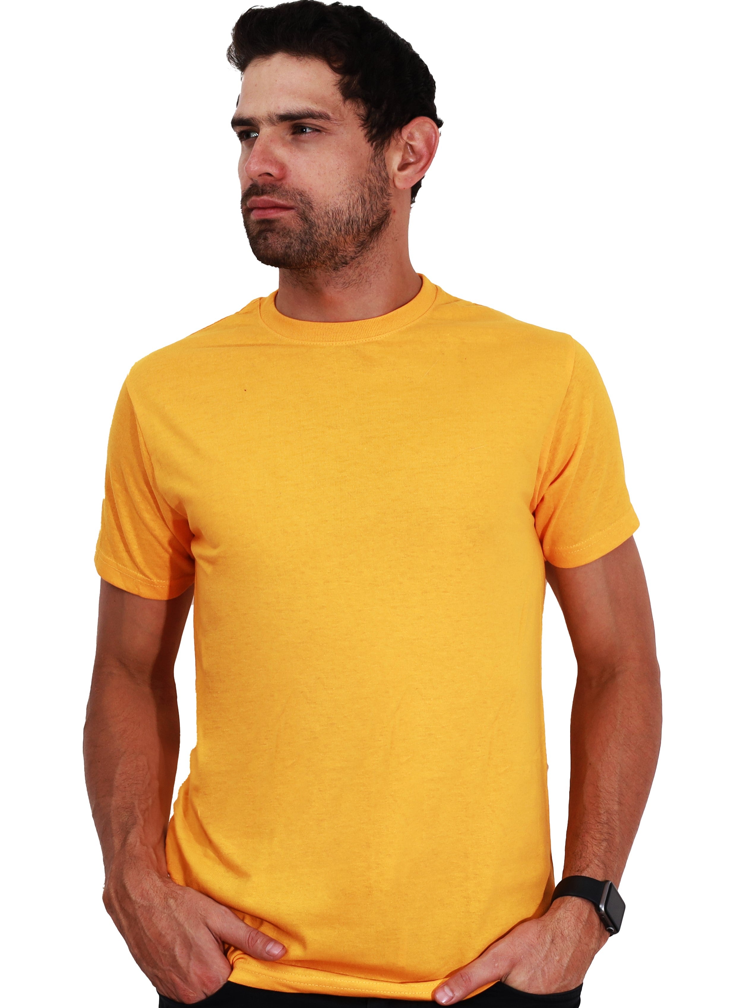 Playera Cuello Redondo Caballero GOLD