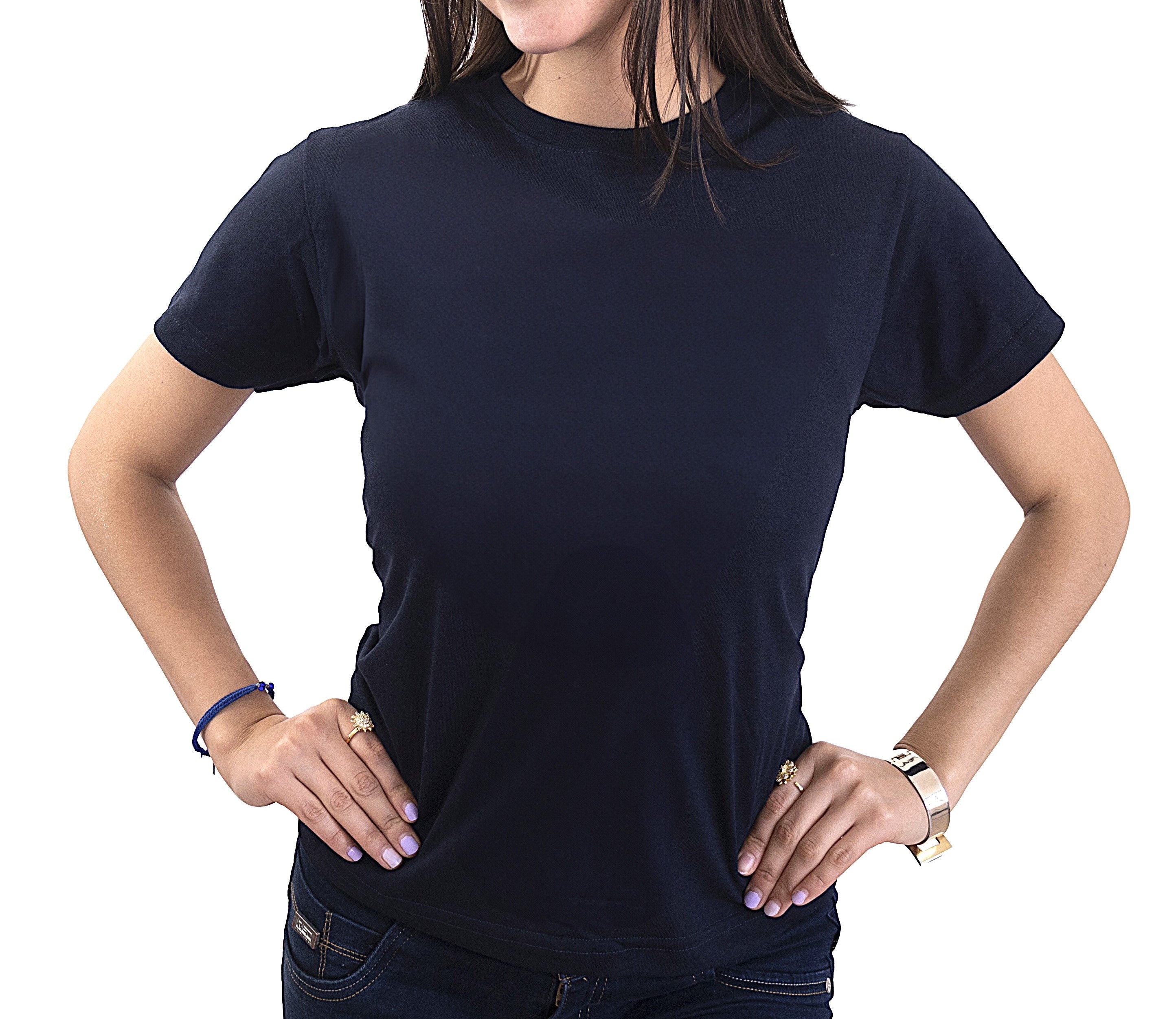 Blusa Cuello Redondo Dama GOLD - Playeras King Blusa Cuello Redondo