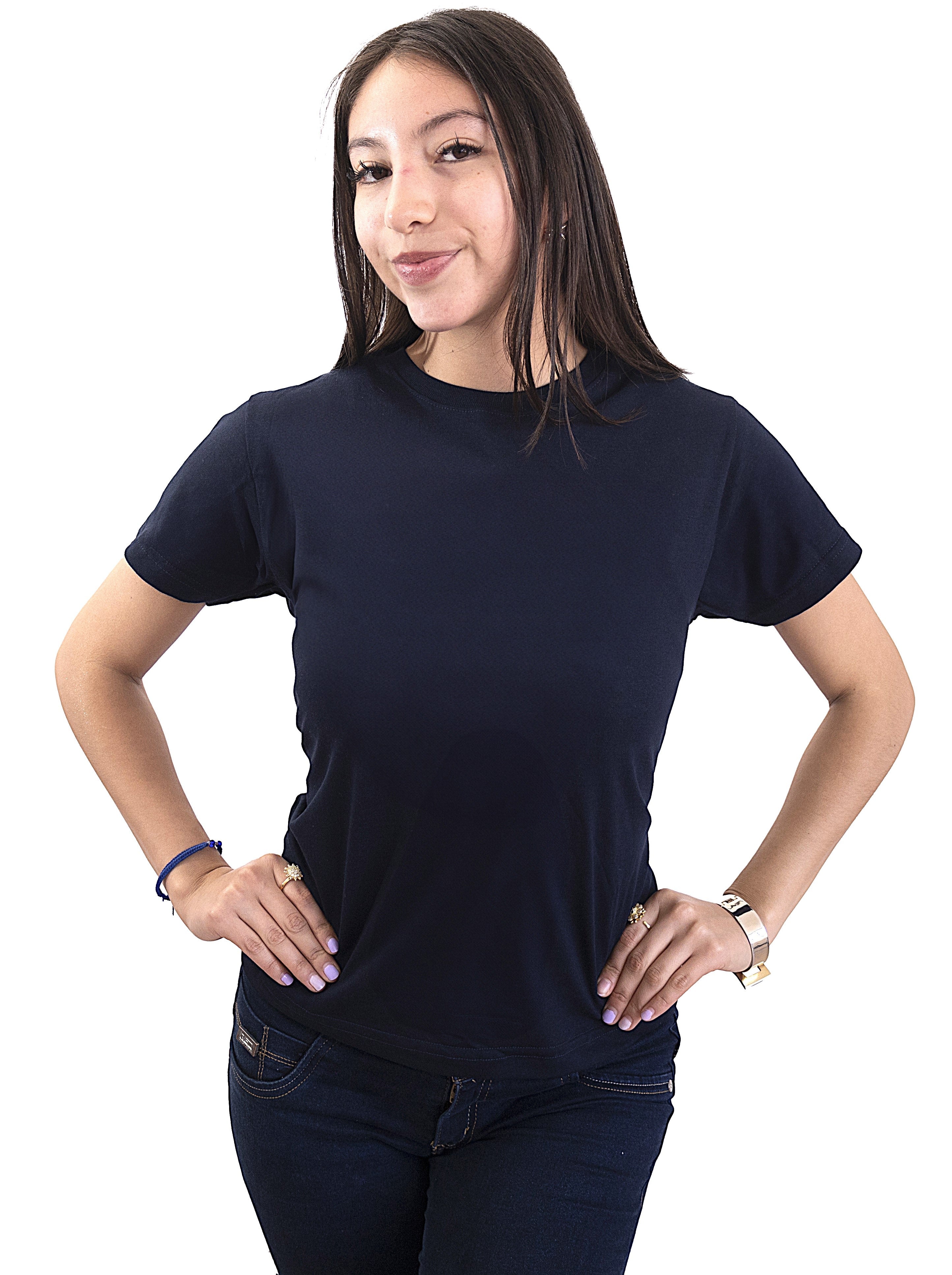 Blusa Cuello Redondo Dama GOLD - Playeras King Blusa Cuello Redondo