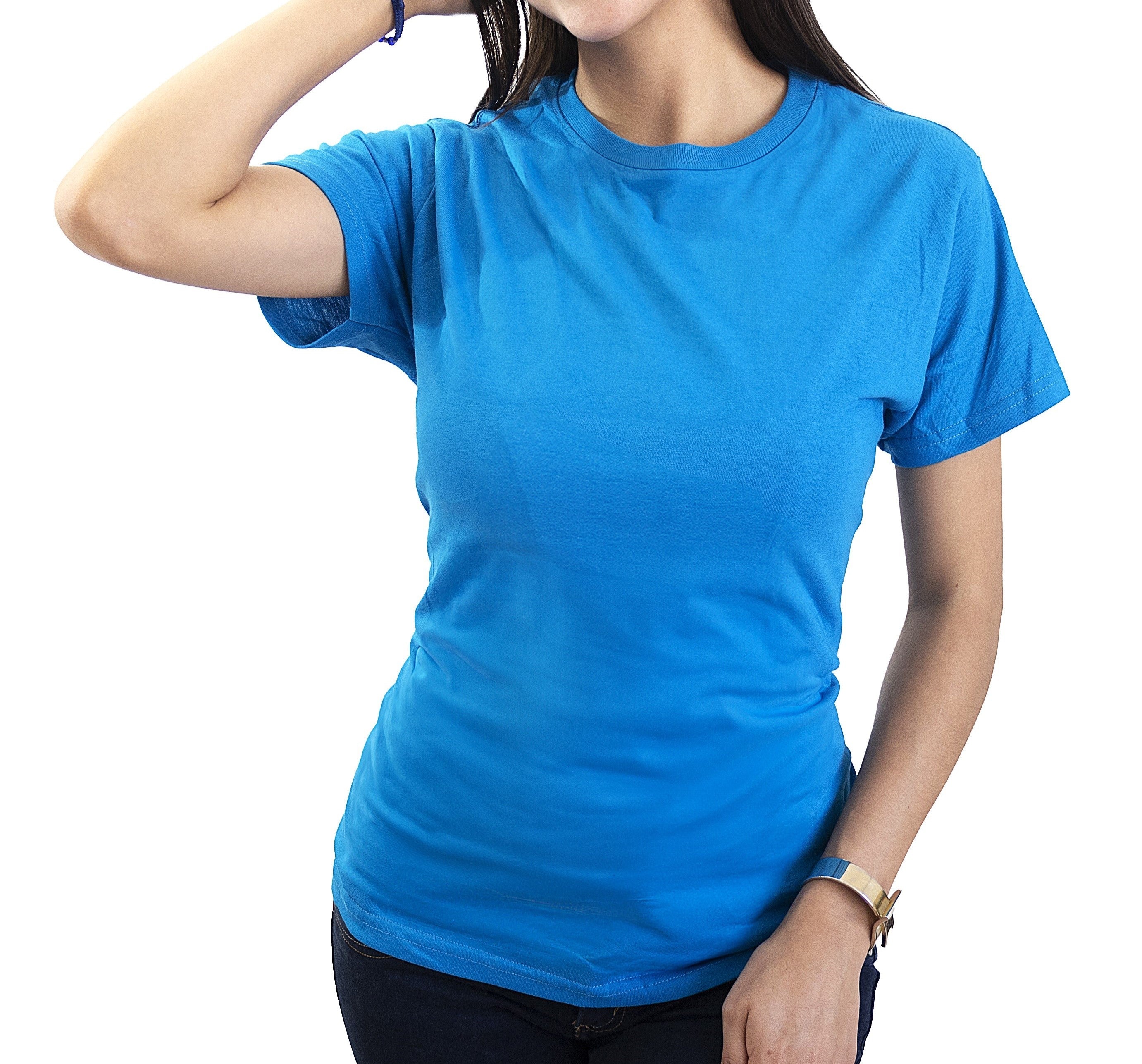 Blusa Cuello Redondo Dama GOLD - Playeras King Blusa Cuello Redondo