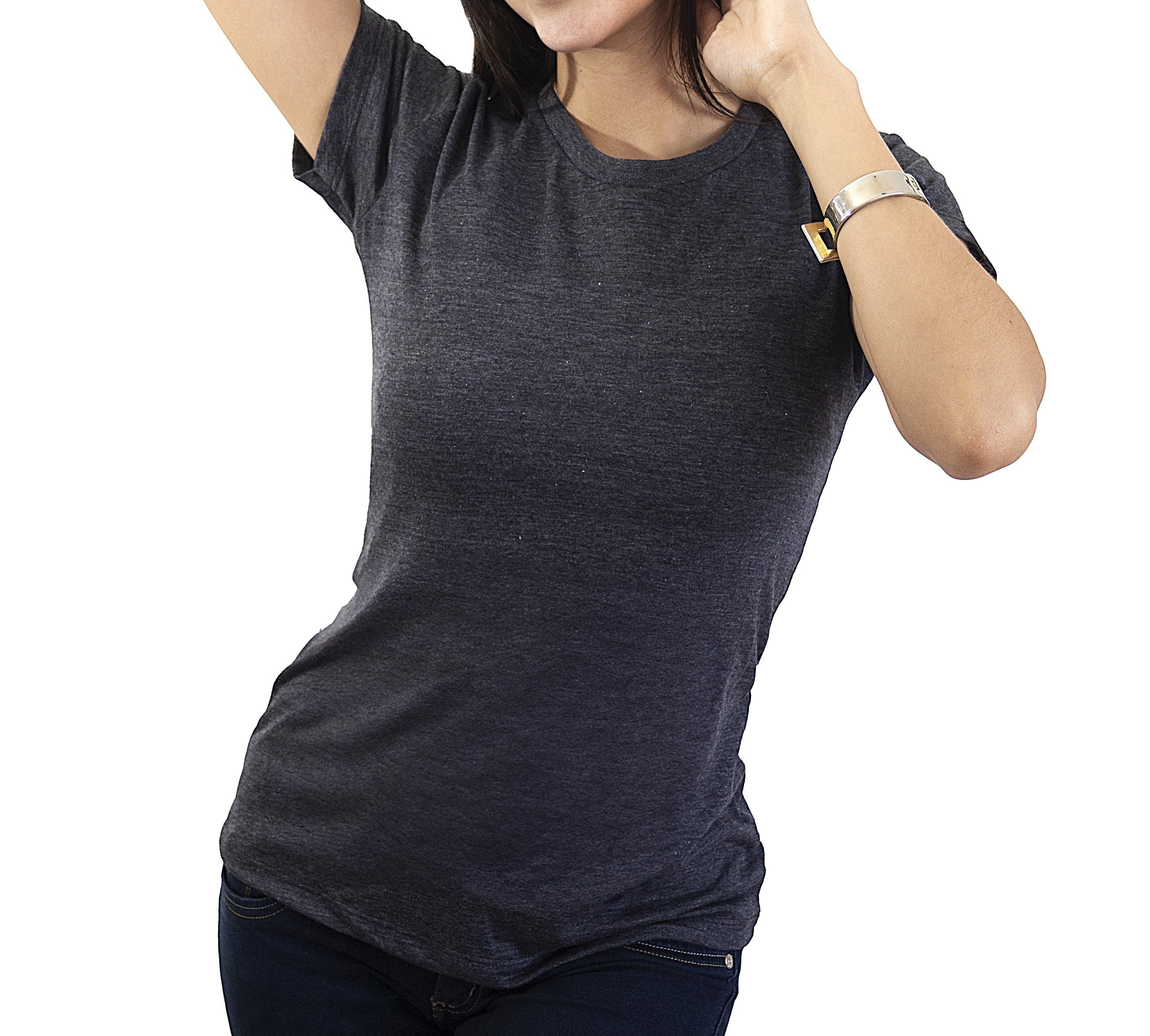 Blusa Cuello Redondo Dama PLATINUM - Playeras King Blusa Cuello Redondo