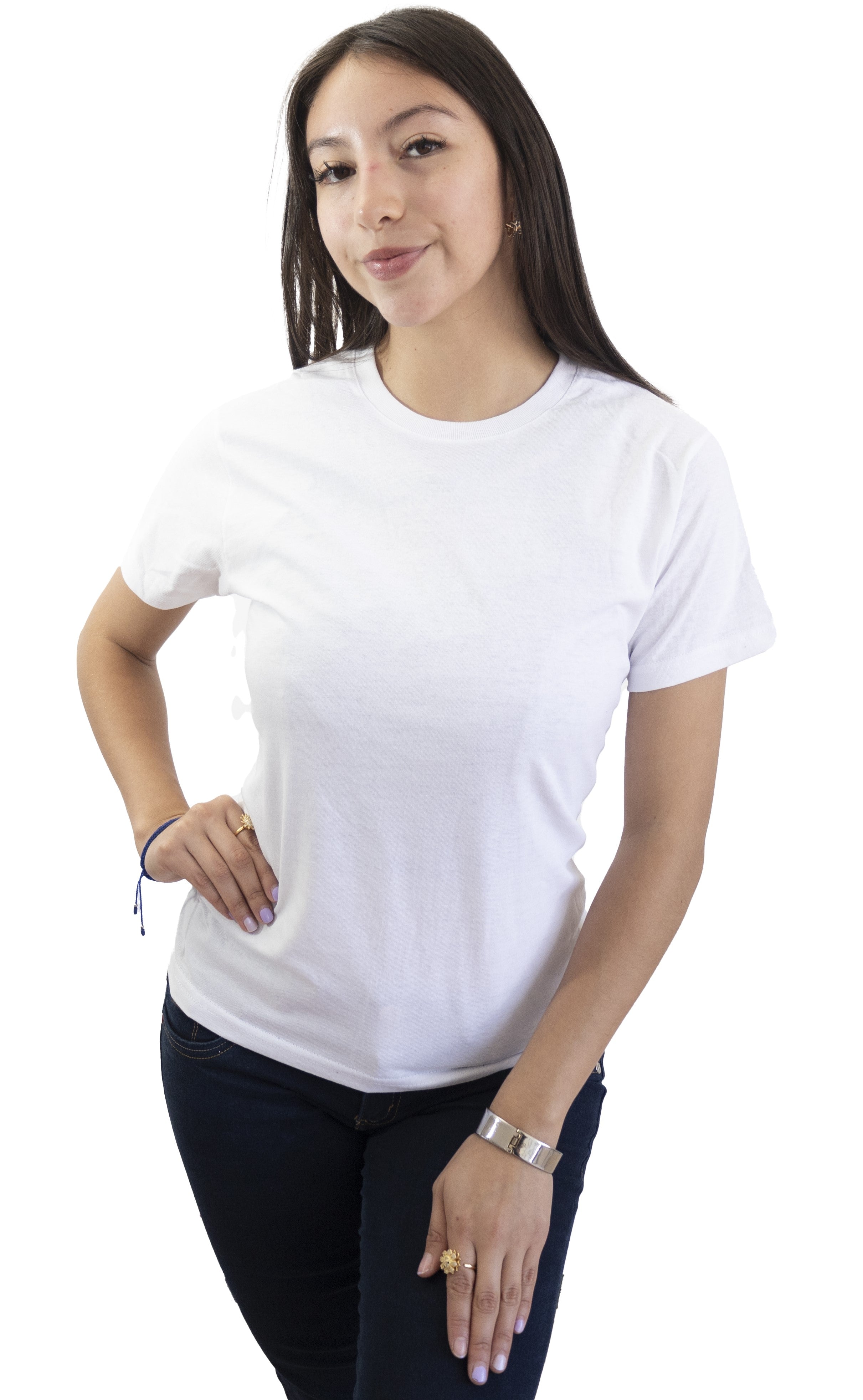 Blusa Cuello Redondo Dama PLATINUM - Playeras King Blusa Cuello Redondo