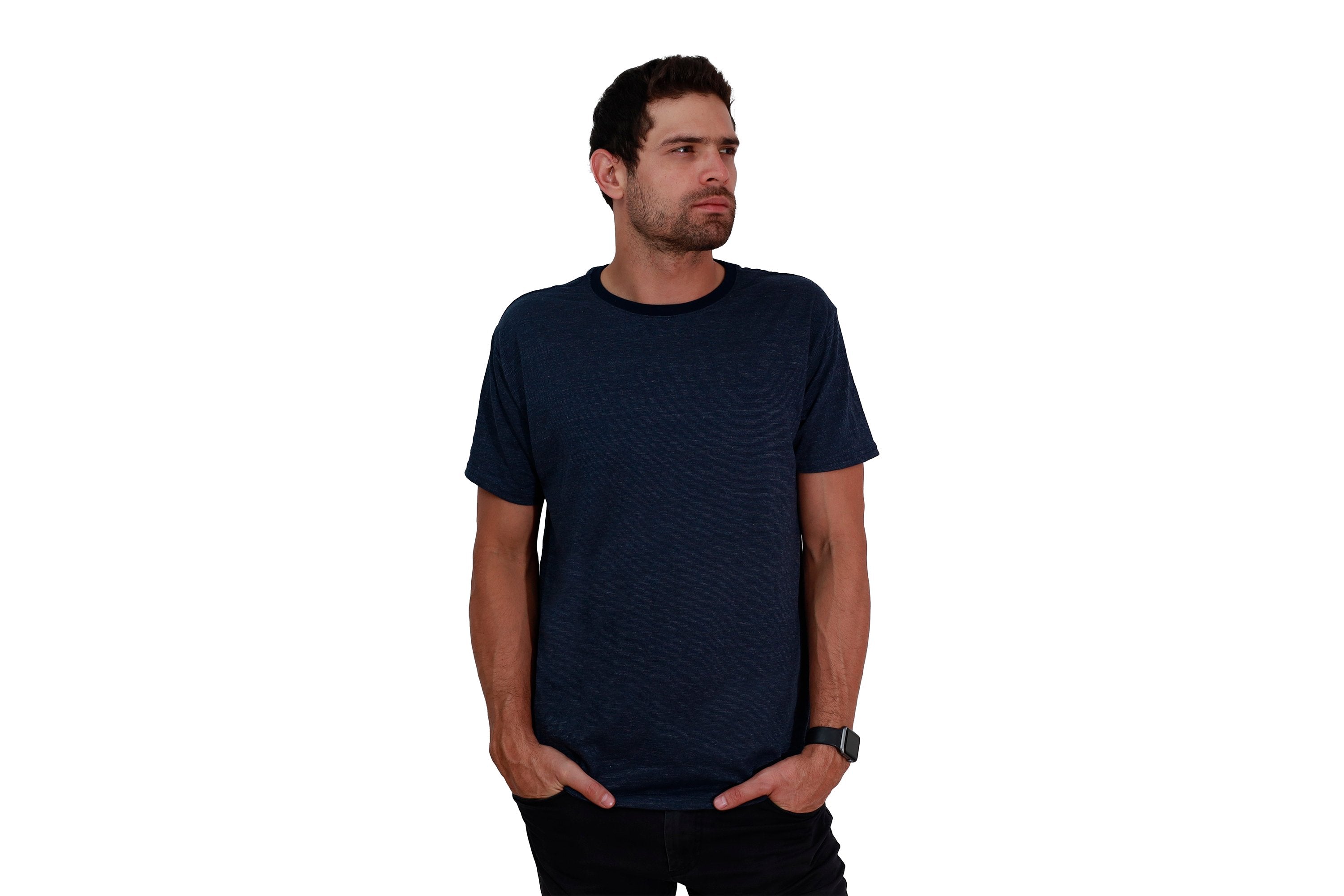 Playera Cuello Redondo Caballero 1x1 PLATINUM - Playeras King Playera Cuello Redondo