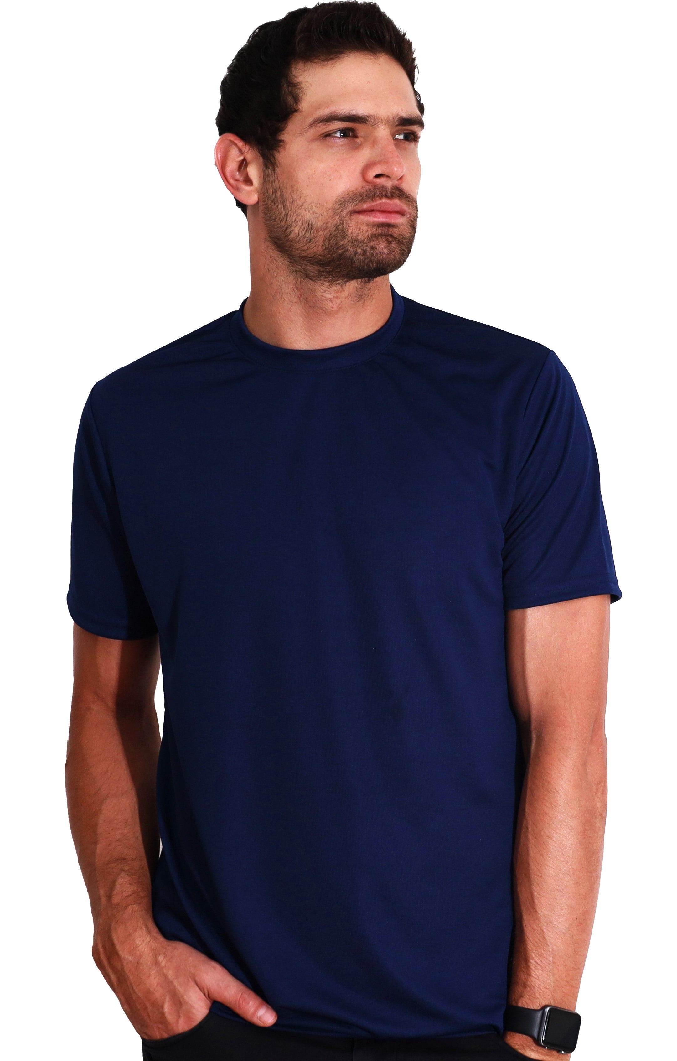Playera Cuello Redondo DRY TECH - Playeras King Playera Cuello Redondo Deportivo