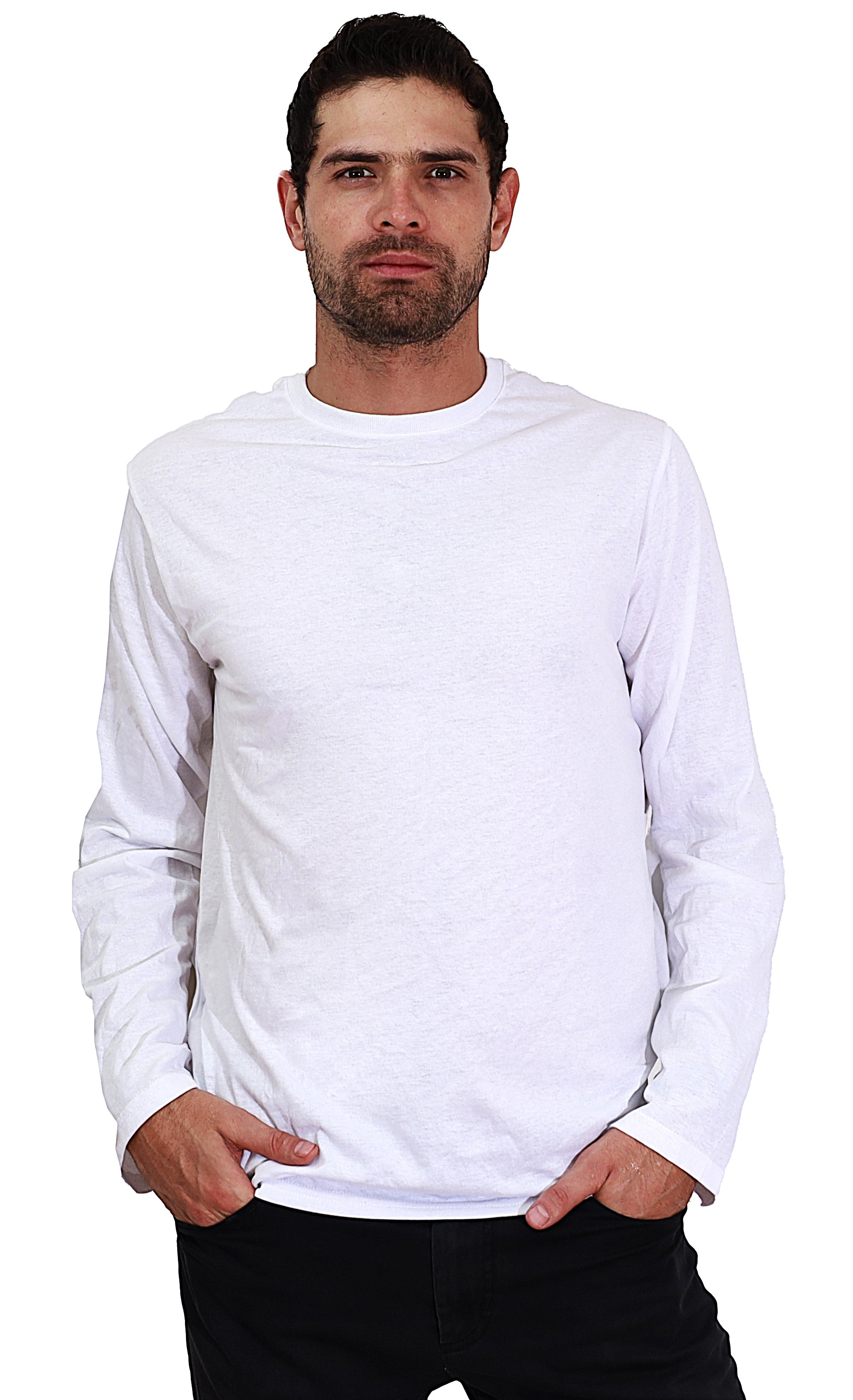 Playera Cuello Redondo Manga Larga GOLD - Playeras King Playera Cuello Redondo Manga Larga