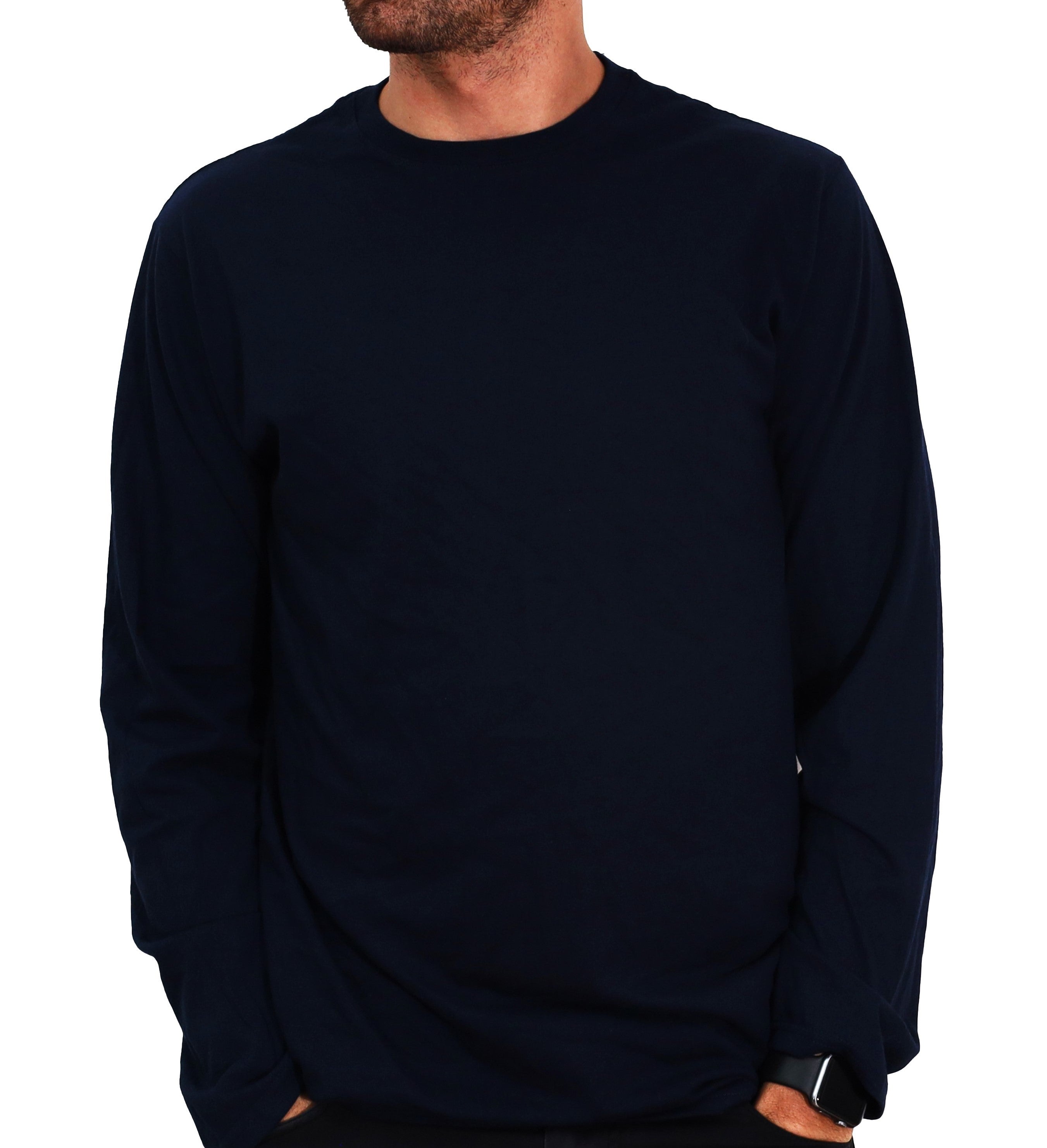 Playera Cuello Redondo Manga Larga GOLD - Playeras King Playera Cuello Redondo Manga Larga