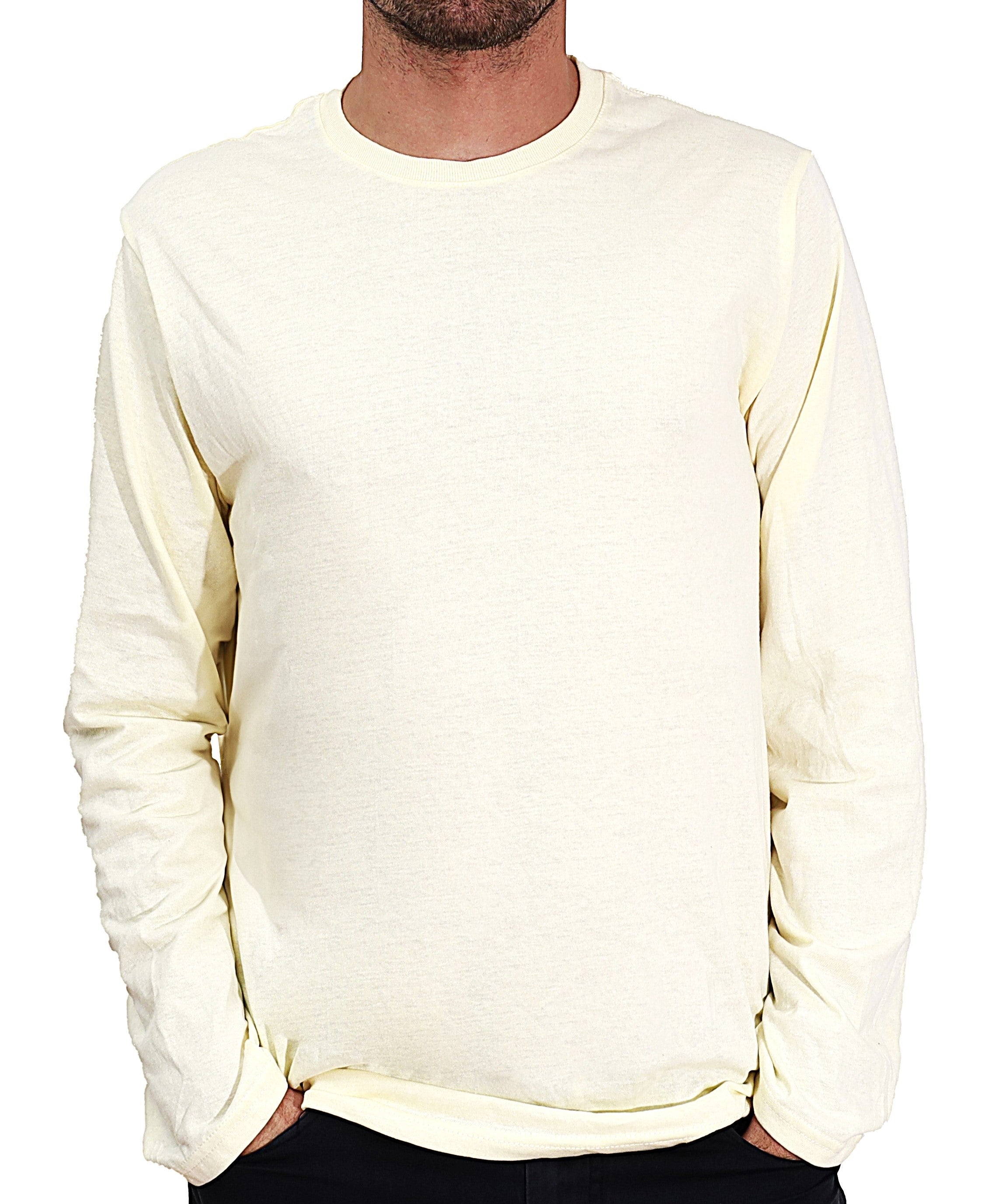 Playera Cuello Redondo Manga Larga GOLD - Playeras King Playera Cuello Redondo Manga Larga