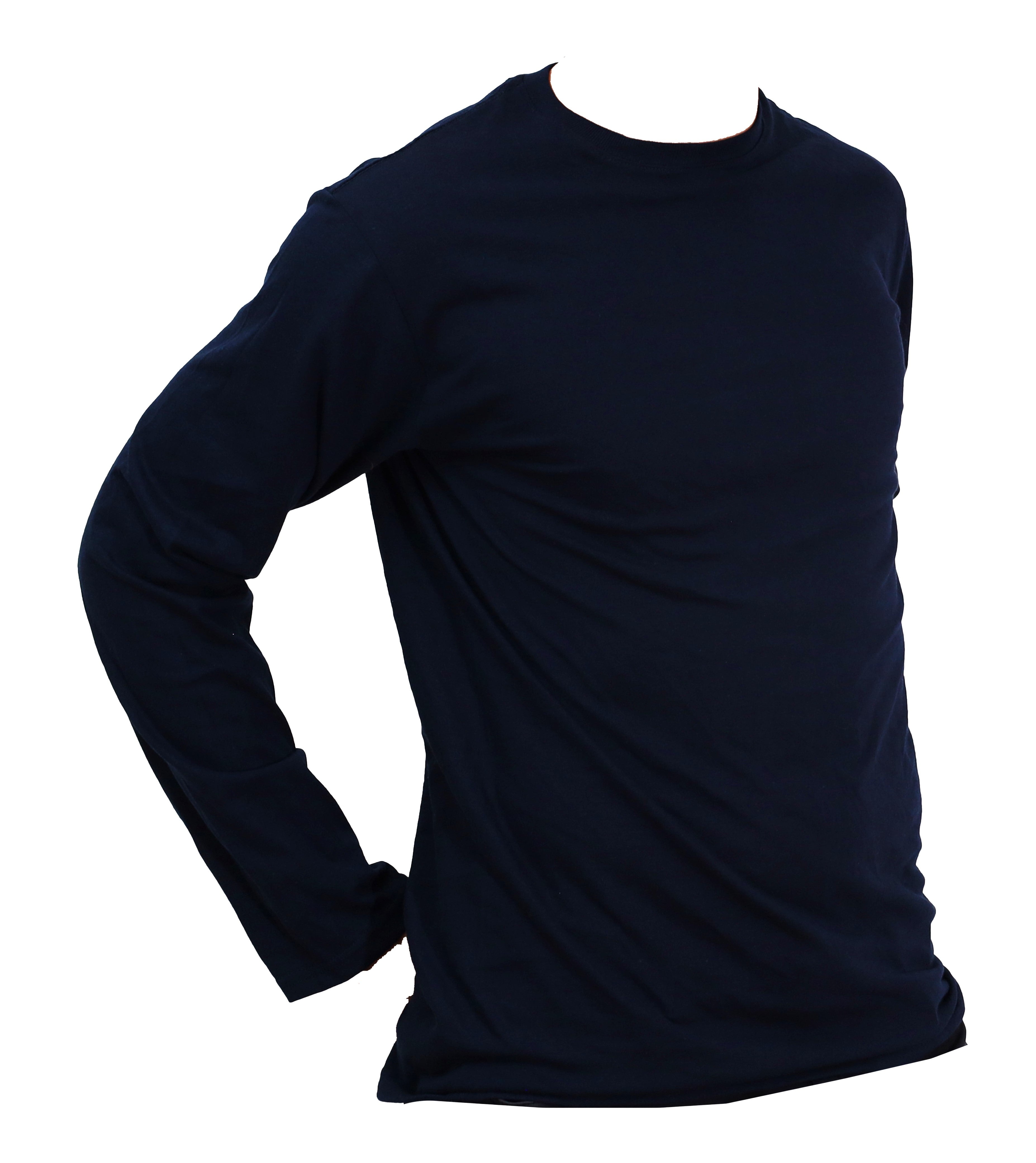 Playera Cuello Redondo Manga Larga GOLD - Playeras King Playera Cuello Redondo Manga Larga