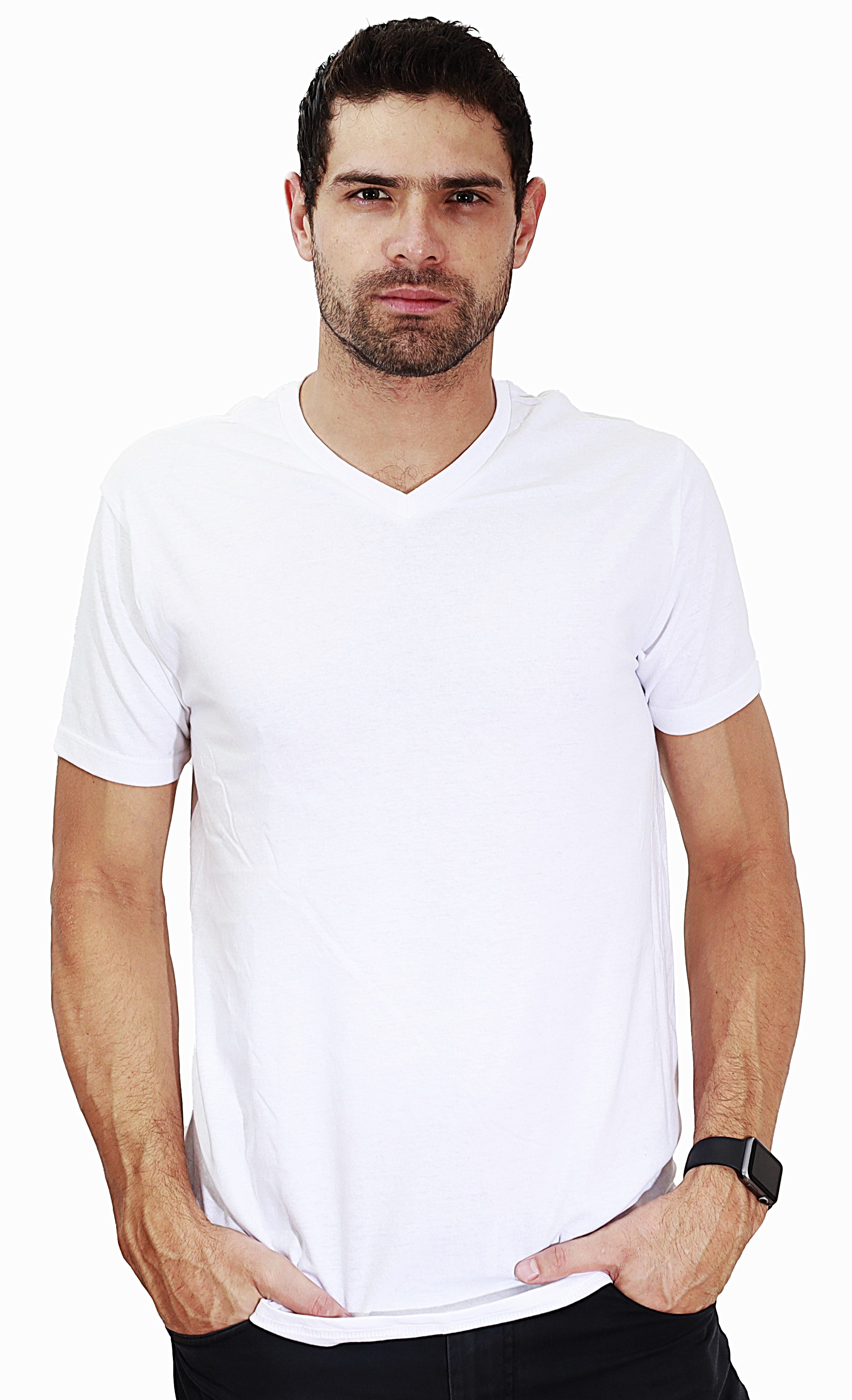 Playera Cuello V Caballero GOLD - Playeras King Playera Cuello V