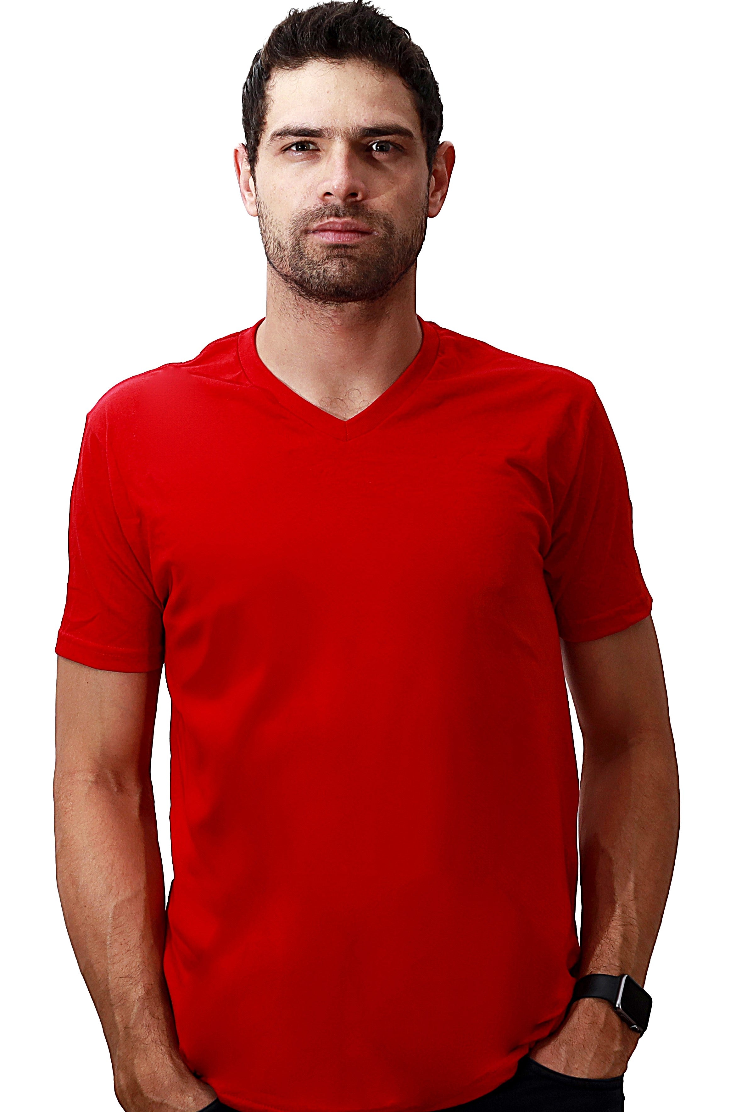 Playera Cuello V Caballero GOLD - Playeras King Playera Cuello V