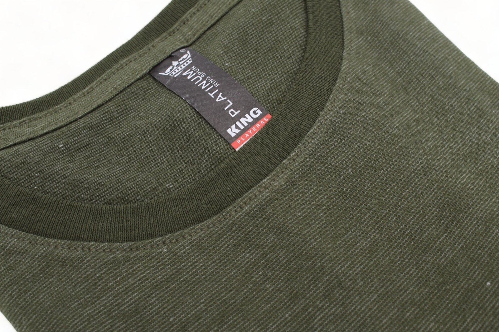 Playera Cuello Redondo Caballero 1x1 PLATINUM - Playeras King Playera Cuello Redondo
