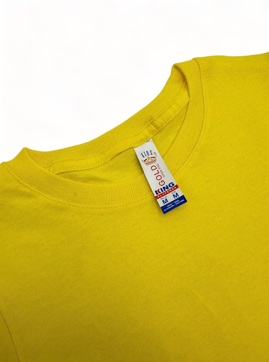 Playera Cuello Redondo Niño - Playeras King Playera Cuello Redondo