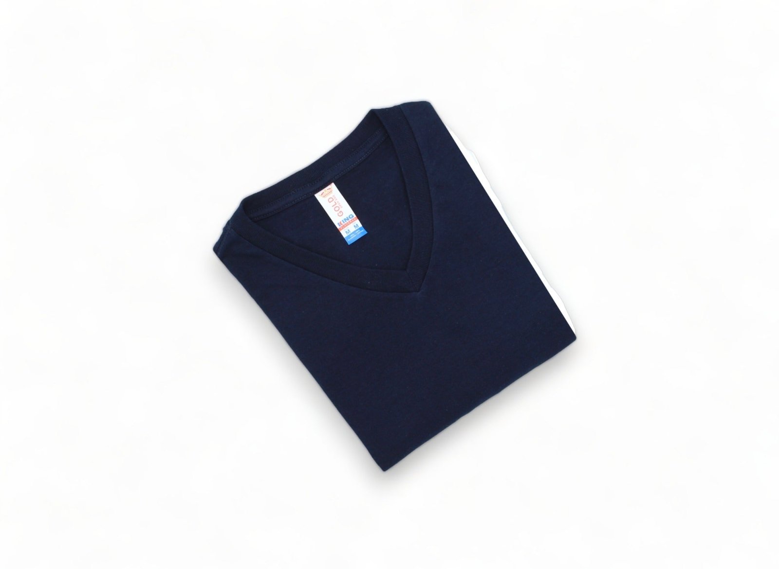 Playera Cuello V Caballero GOLD - Playeras King Playera Cuello V