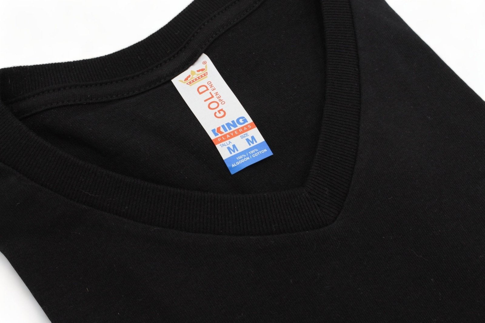 Playera Cuello V Caballero GOLD - Playeras King Playera Cuello V