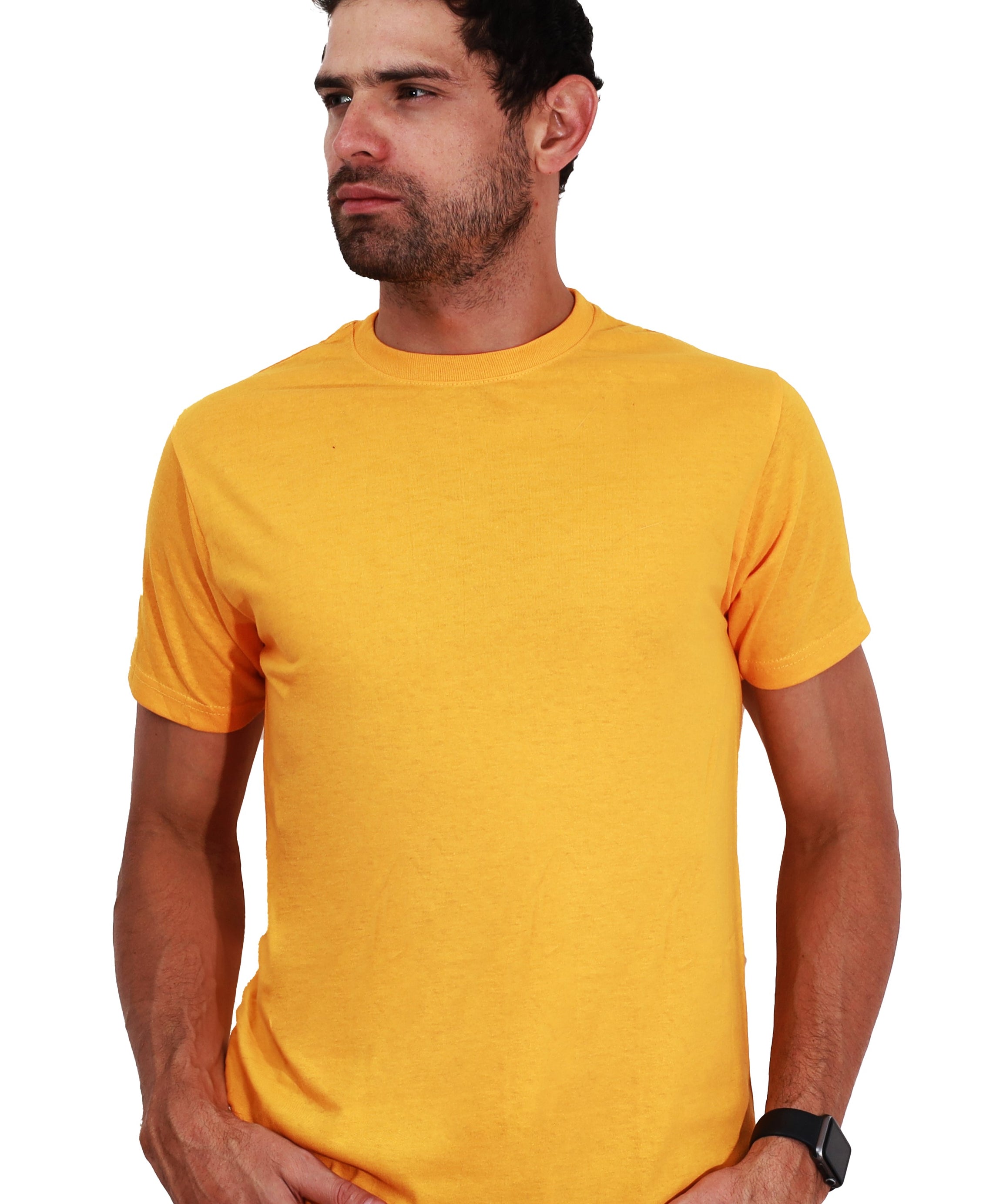 Playera Cuello Redondo Caballero GOLD