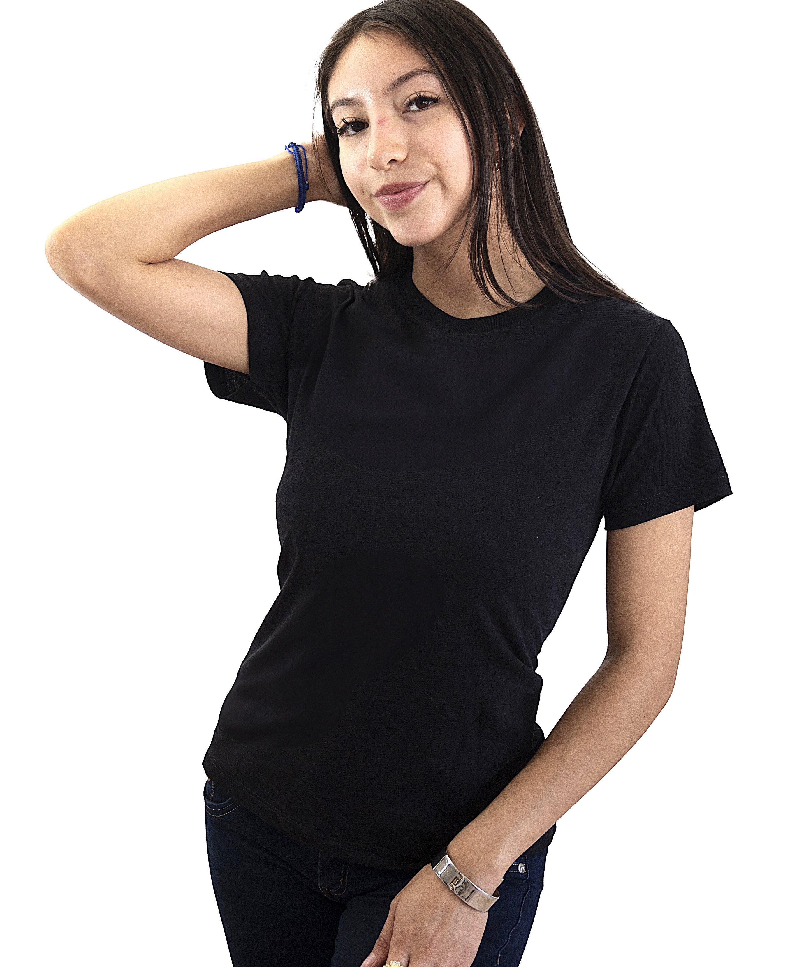 Blusa Cuello Redondo Dama PLATINUM - Playeras King Blusa Cuello Redondo