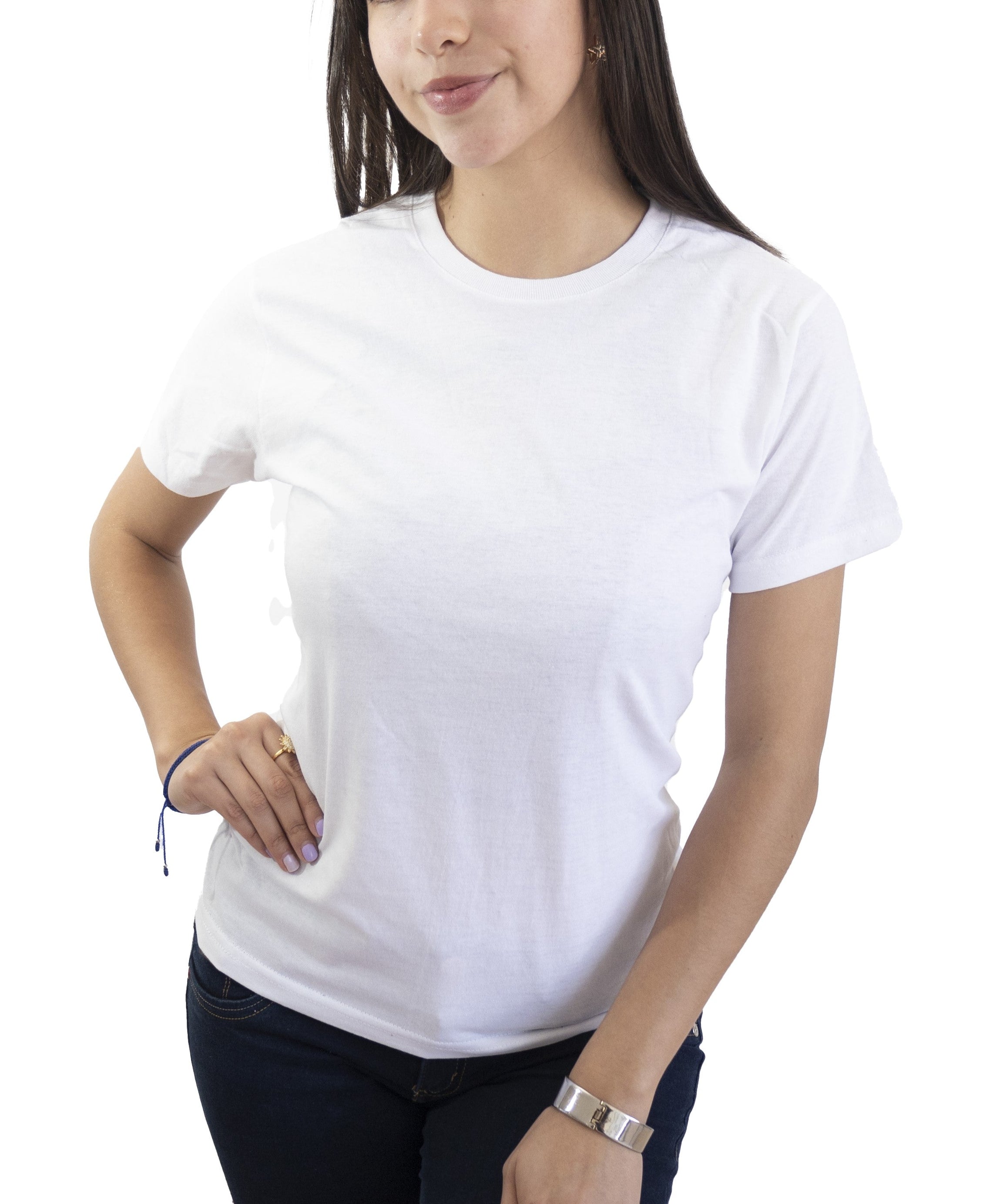 Blusa Cuello Redondo Dama PLATINUM - Playeras King Blusa Cuello Redondo