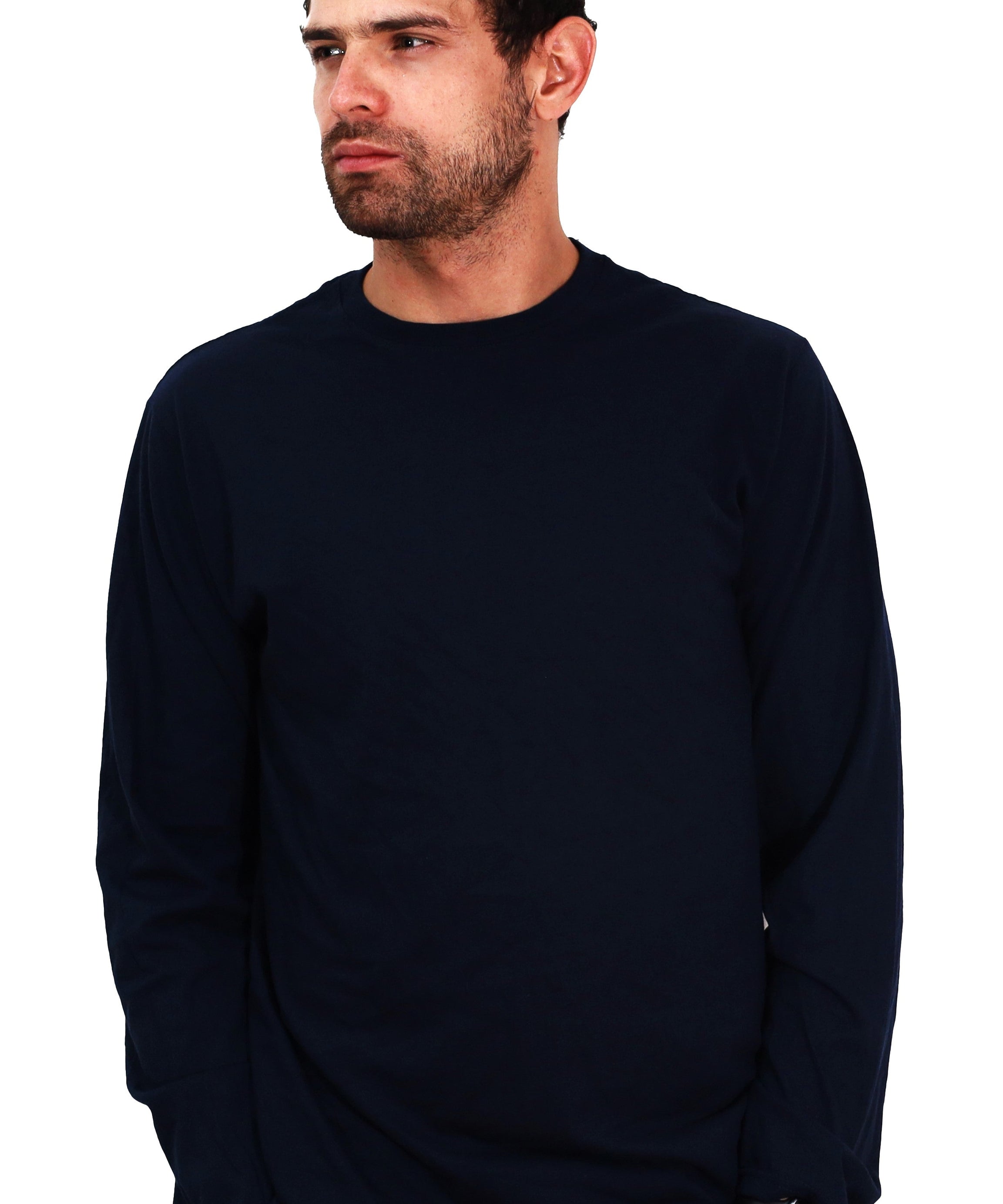 Playera Cuello Redondo Manga Larga GOLD - Playeras King Playera Cuello Redondo Manga Larga