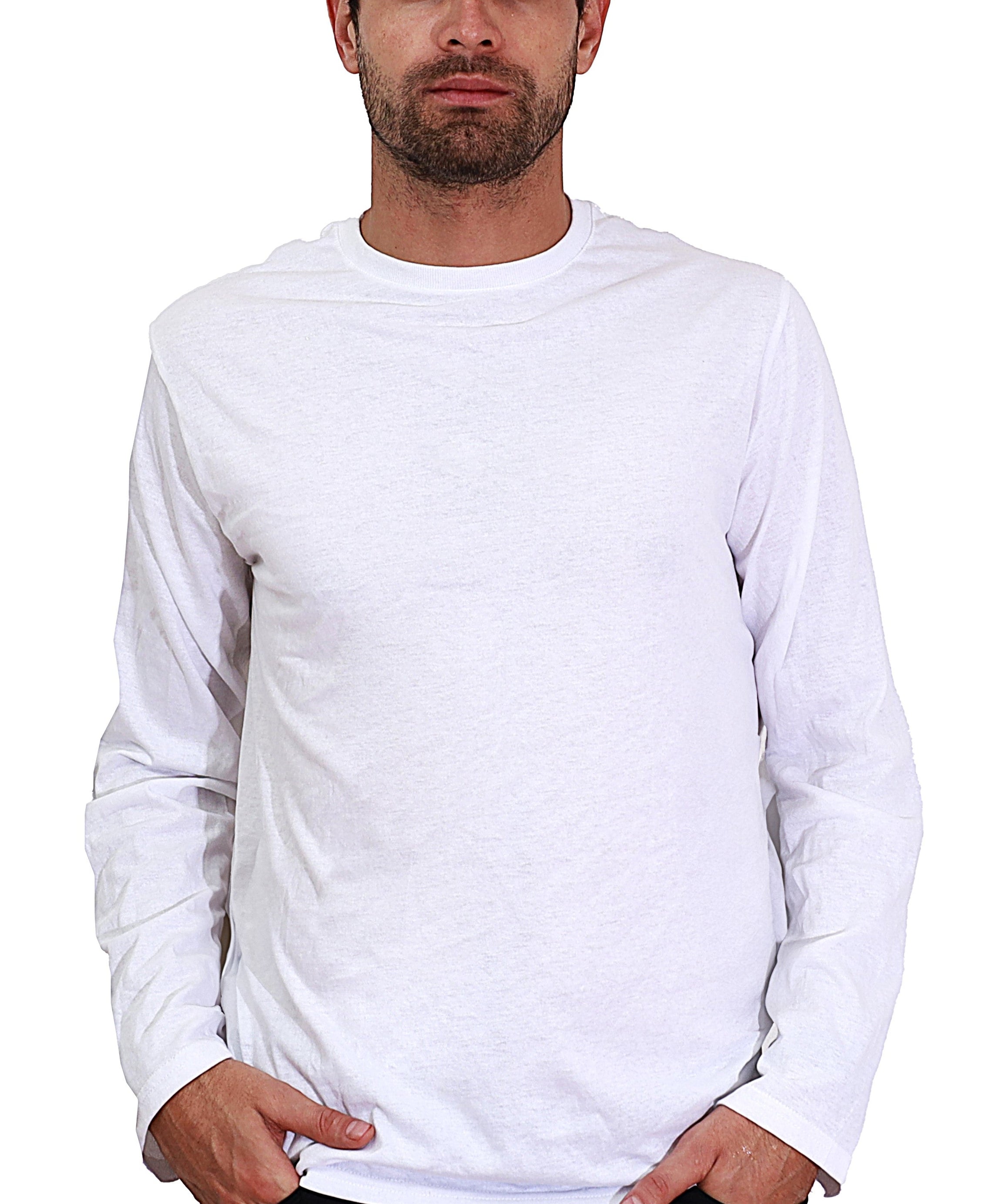 Playera Cuello Redondo Manga Larga GOLD - Playeras King Playera Cuello Redondo Manga Larga