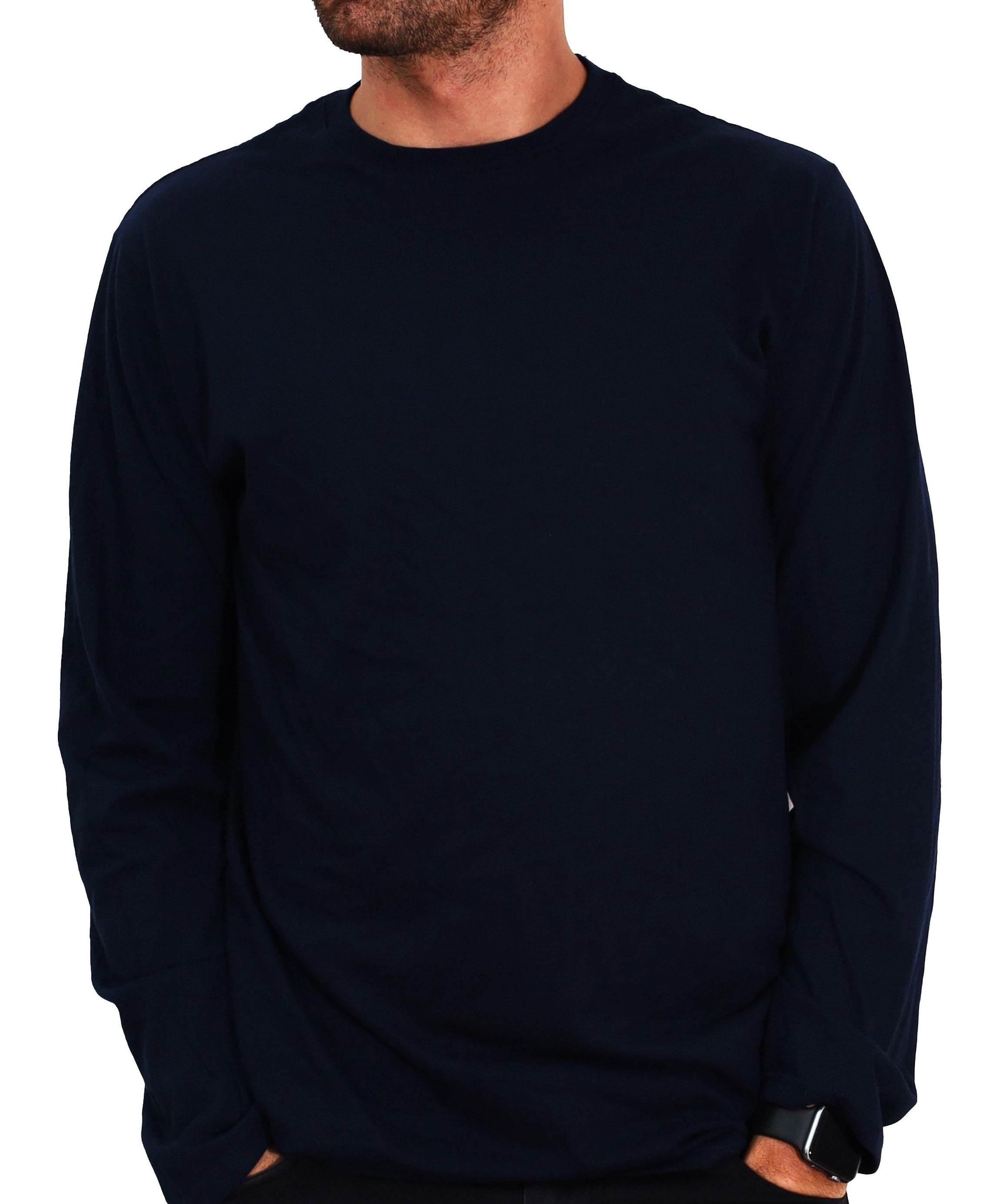 Playera Cuello Redondo Manga Larga GOLD - Playeras King Playera Cuello Redondo Manga Larga