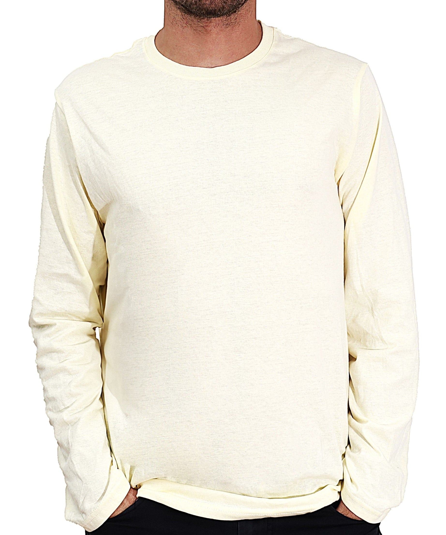 Playera Cuello Redondo Manga Larga GOLD - Playeras King Playera Cuello Redondo Manga Larga