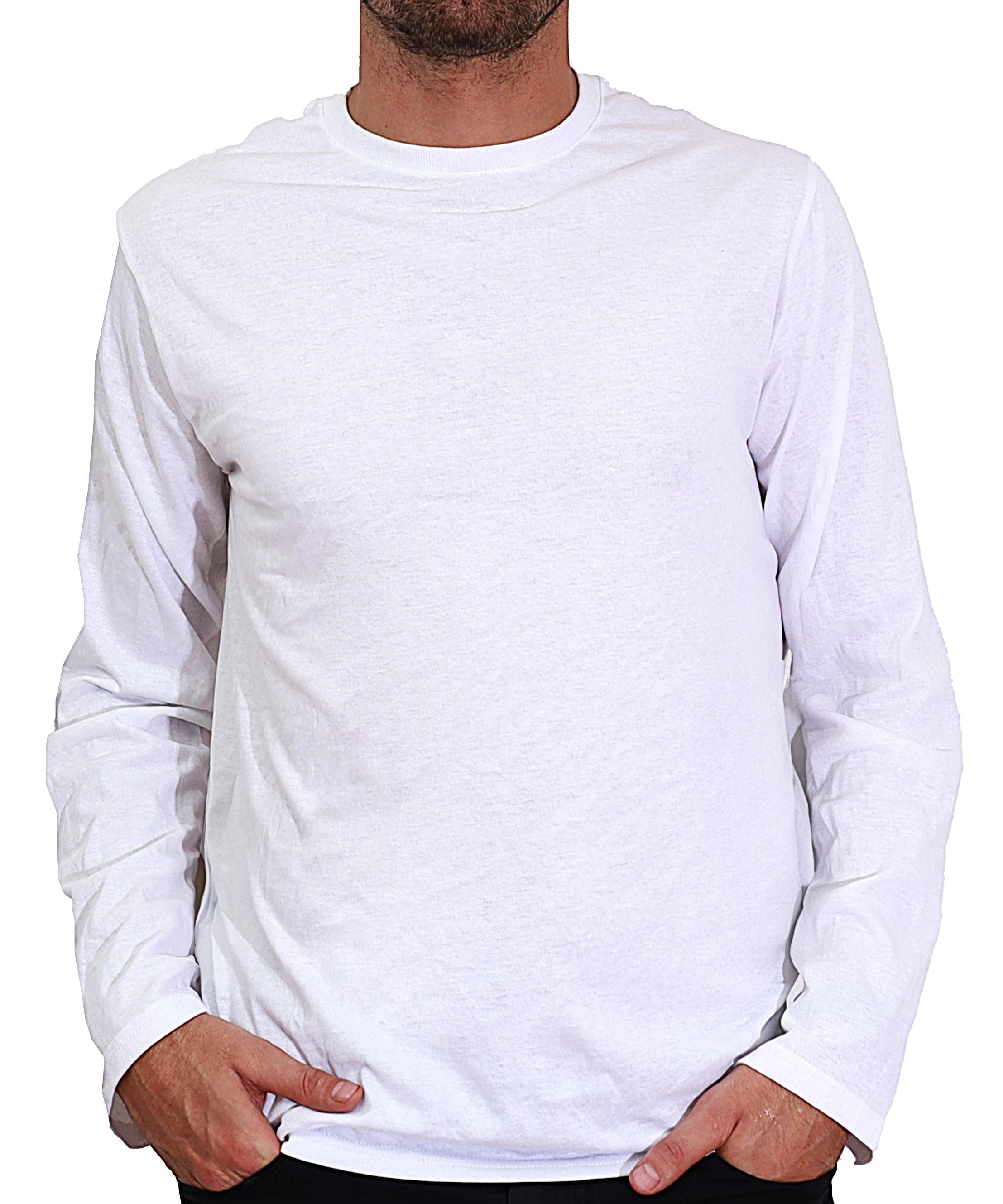 Playera Cuello Redondo Manga Larga GOLD - Playeras King Playera Cuello Redondo Manga Larga