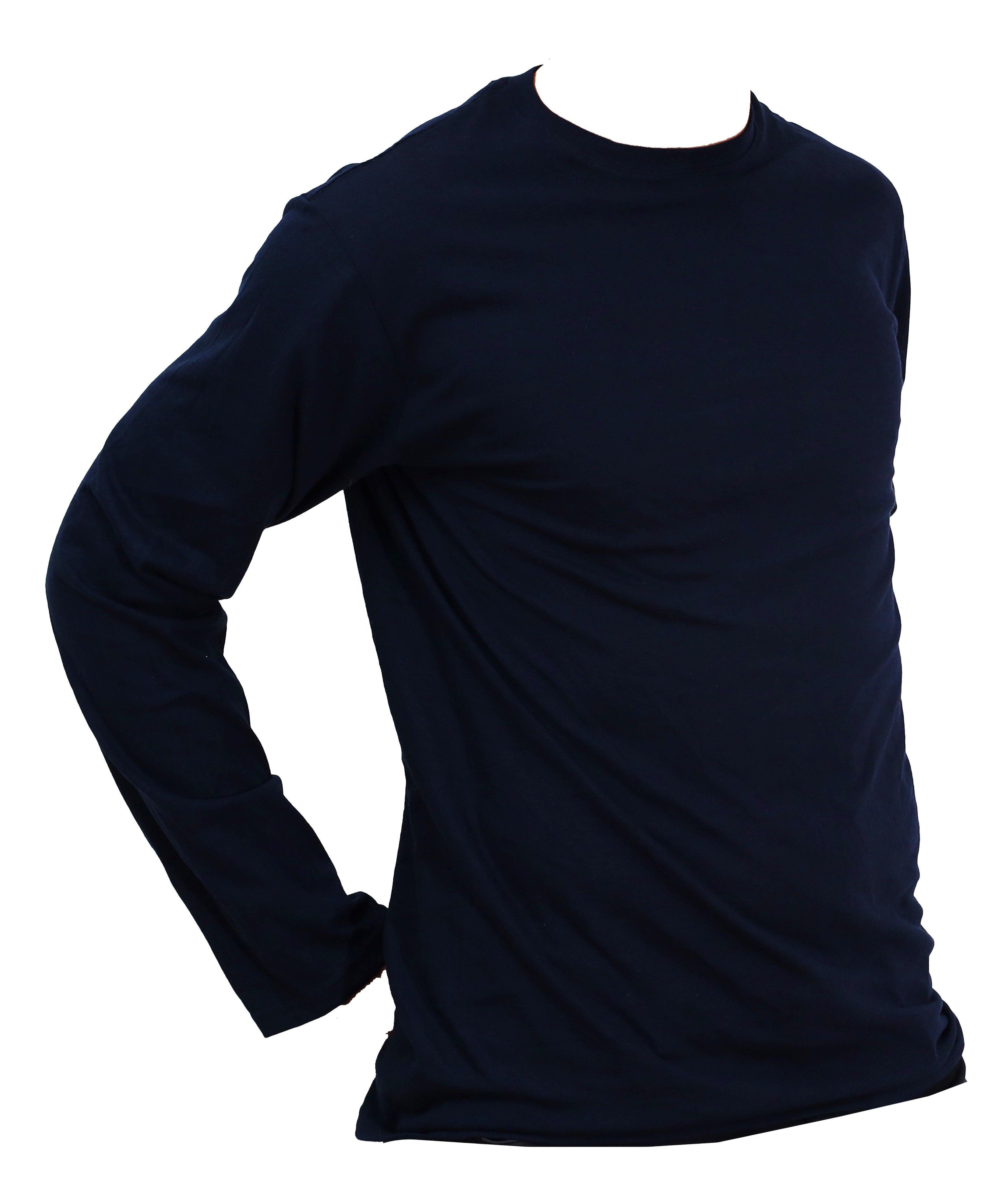 Playera Cuello Redondo Manga Larga GOLD - Playeras King Playera Cuello Redondo Manga Larga