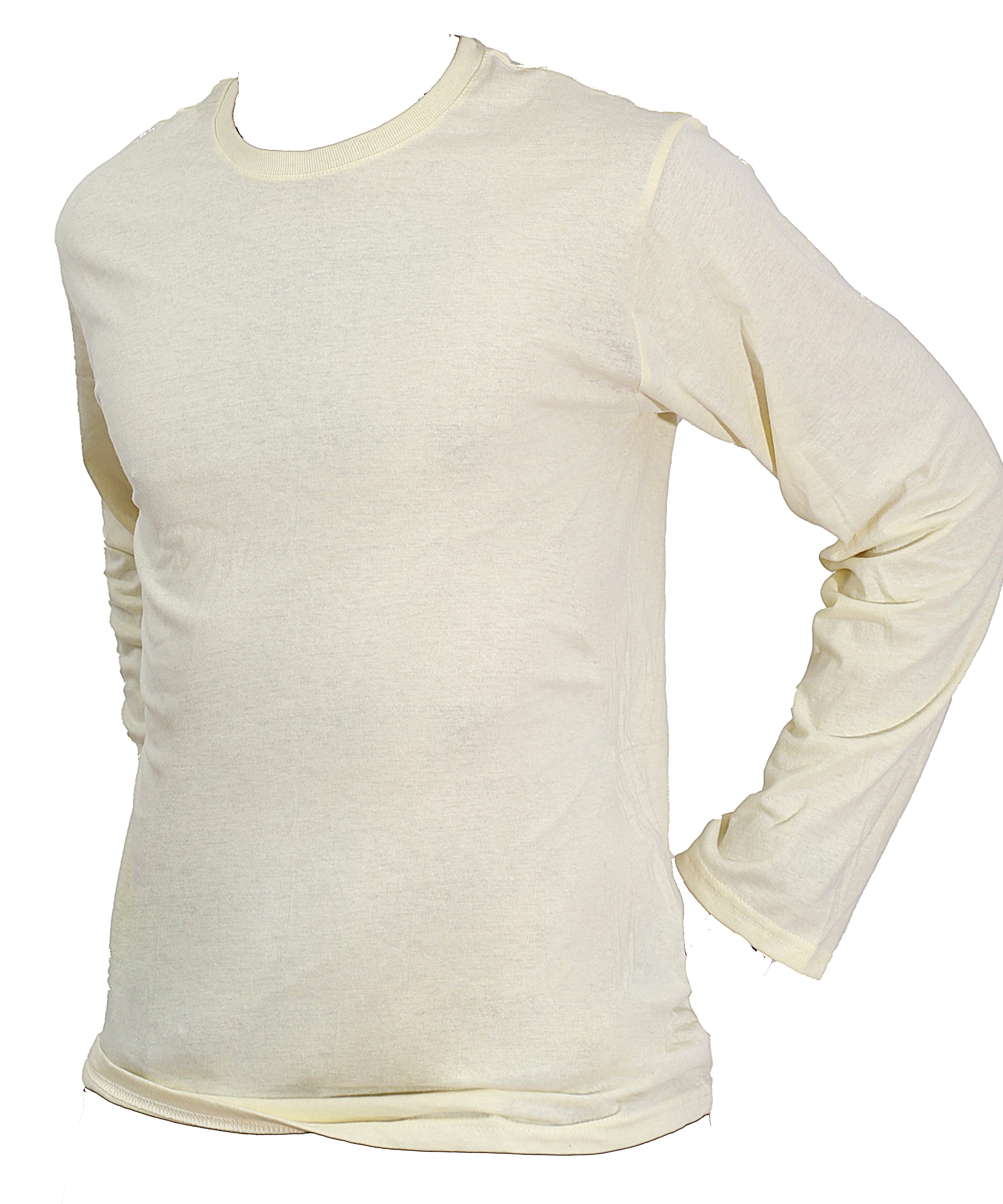 Playera Cuello Redondo Manga Larga GOLD - Playeras King Playera Cuello Redondo Manga Larga