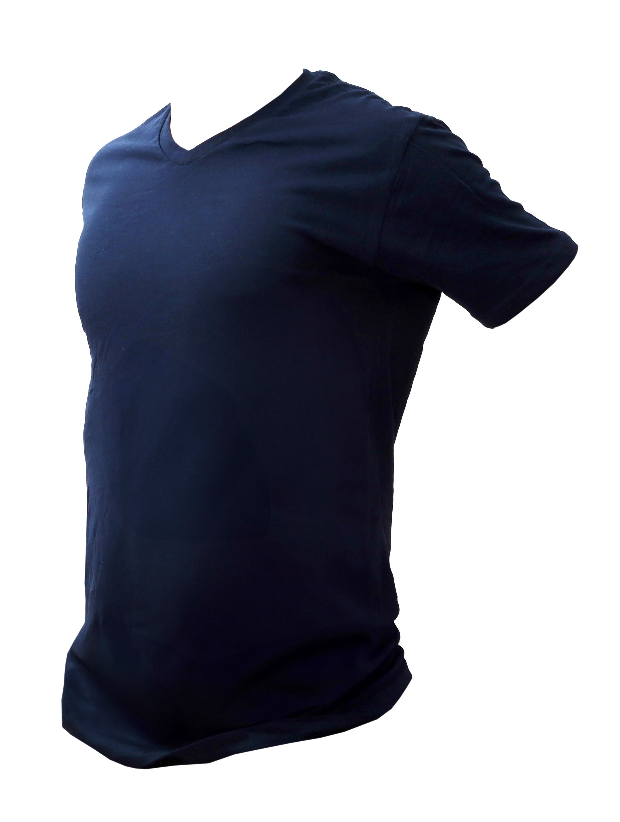 Playera Cuello V Caballero GOLD - Playeras King Playera Cuello V