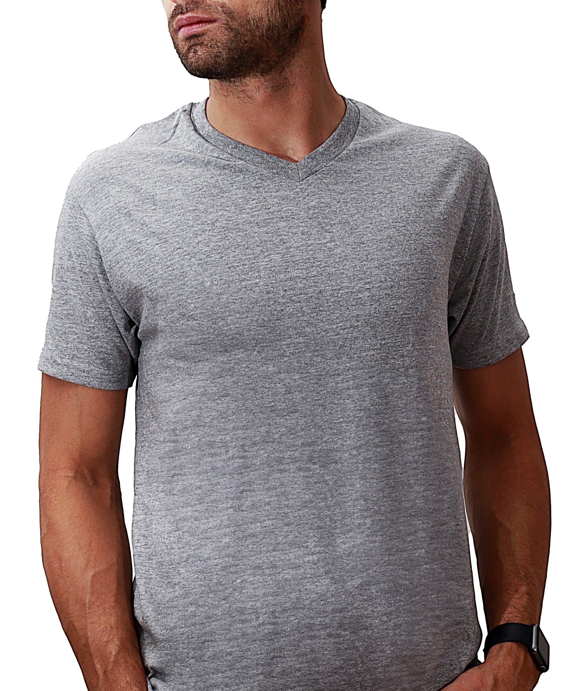 Playera Cuello V Caballero GOLD - Playeras King Playera Cuello V