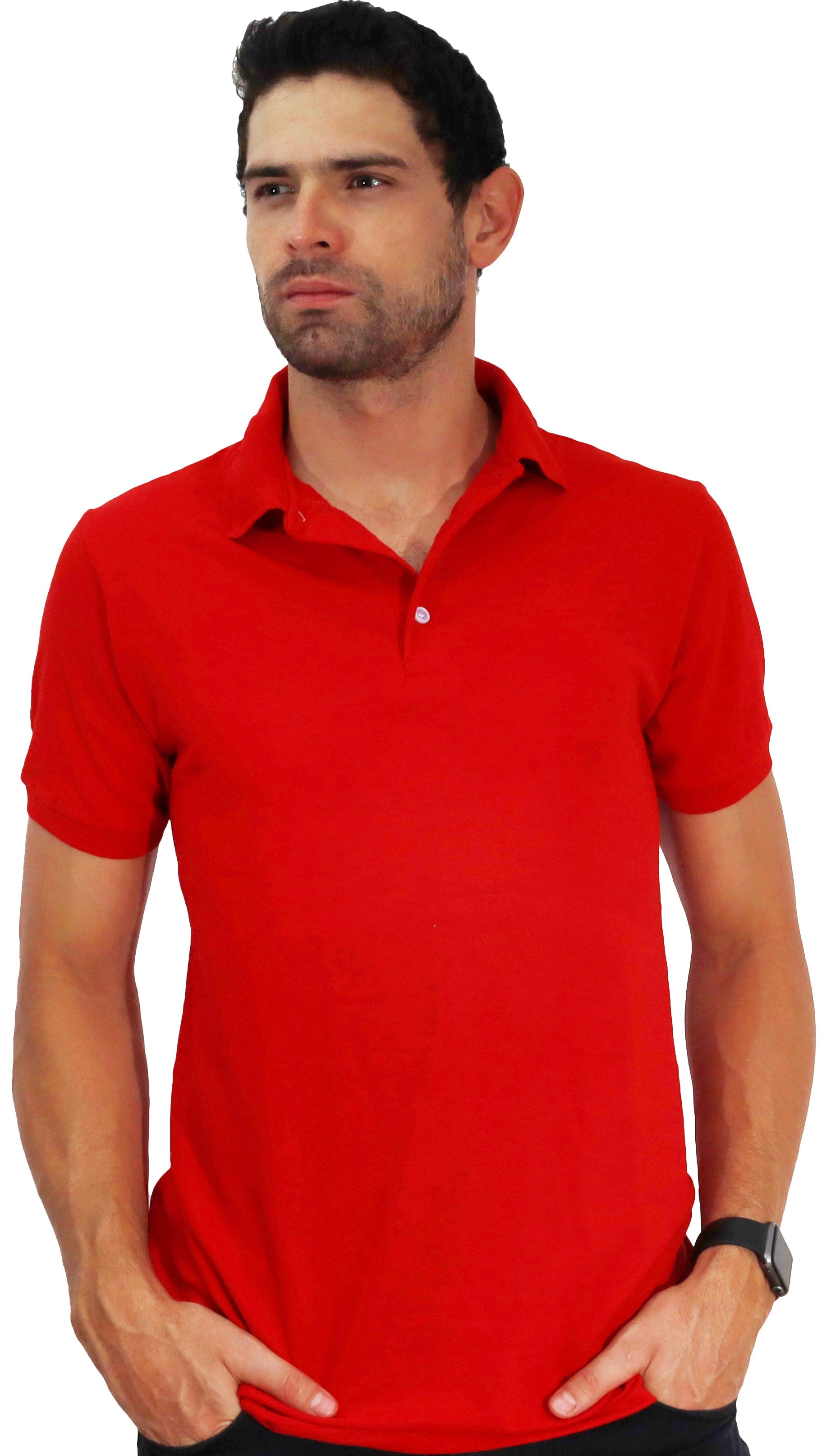 Playera Polo Pique Caballero GOLD