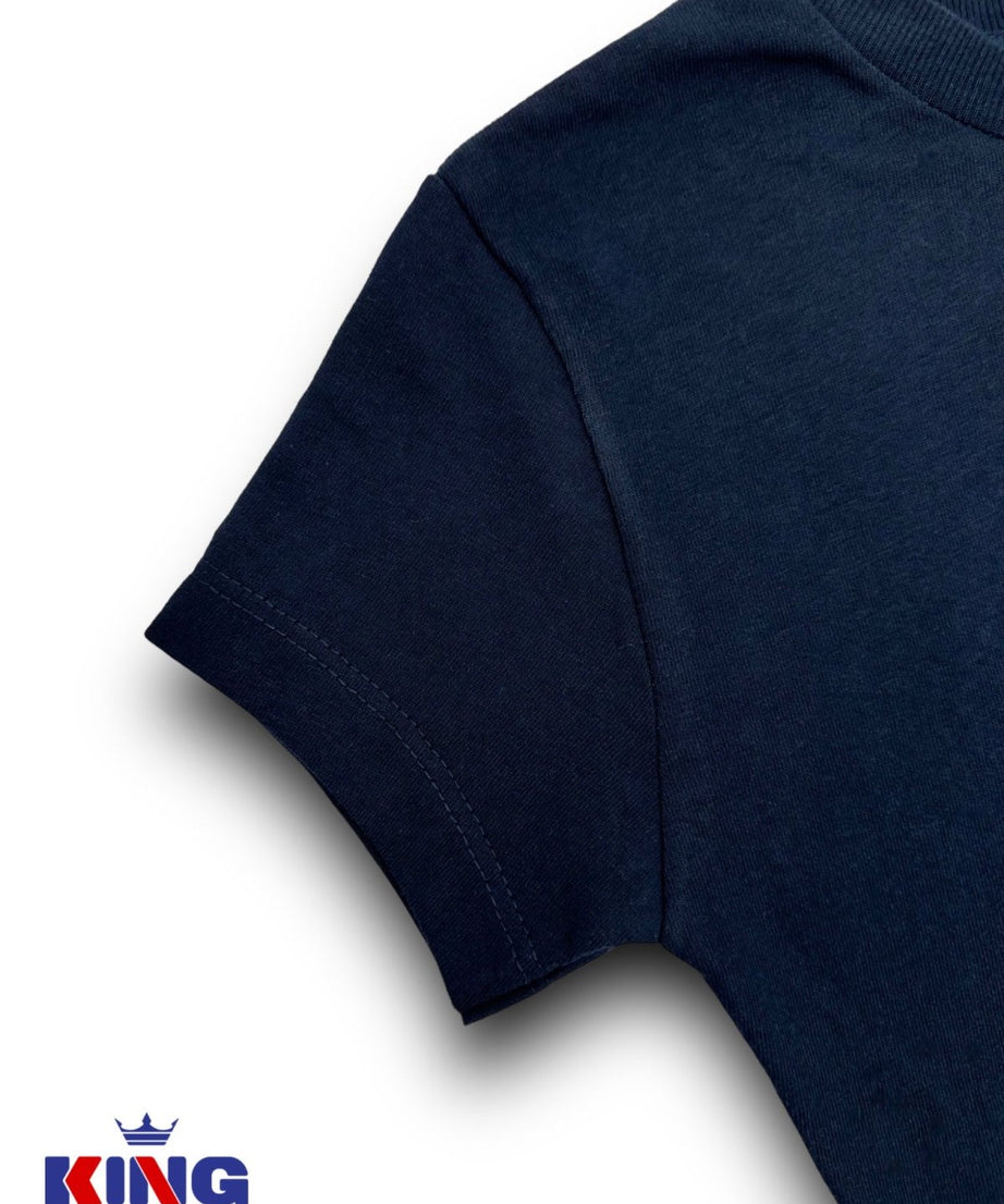 Blusa Cuello Redondo Niña - Playeras King Blusa Cuello Redondo