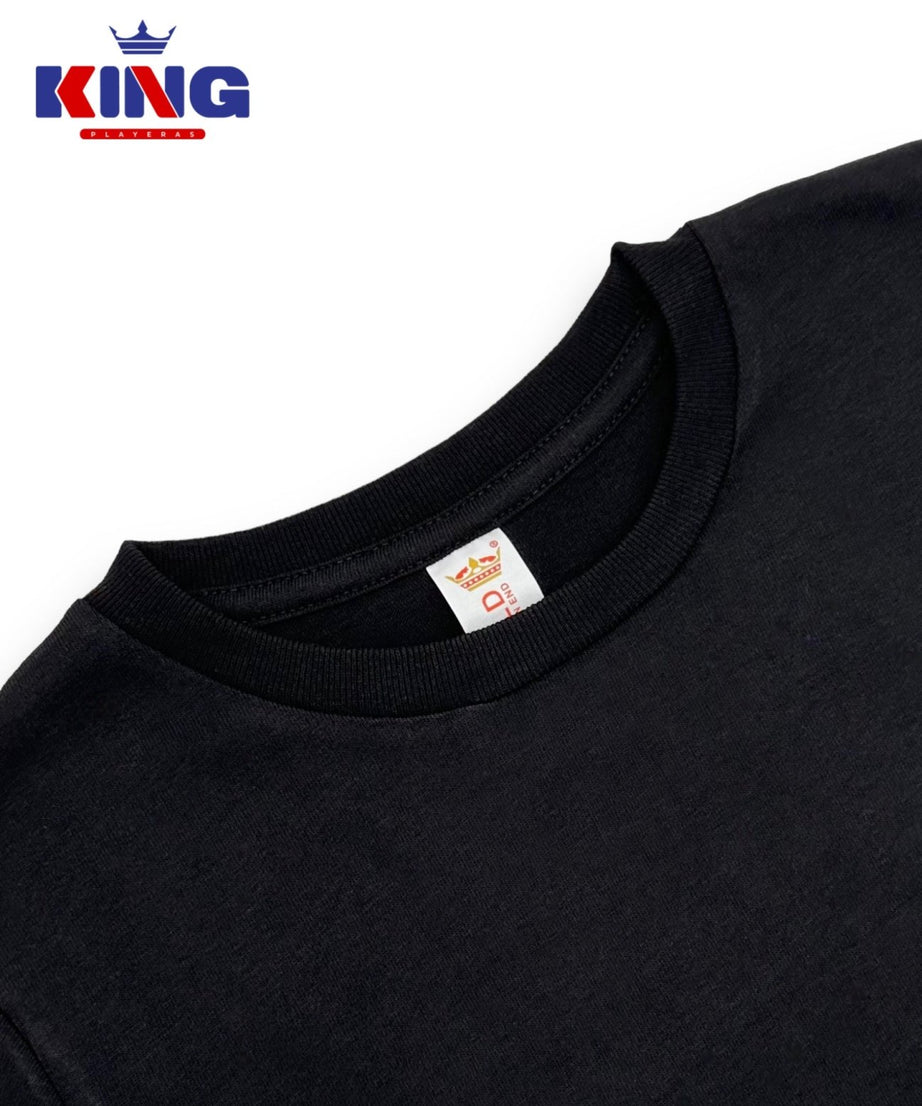 Blusa Cuello Redondo Niña - Playeras King Blusa Cuello Redondo