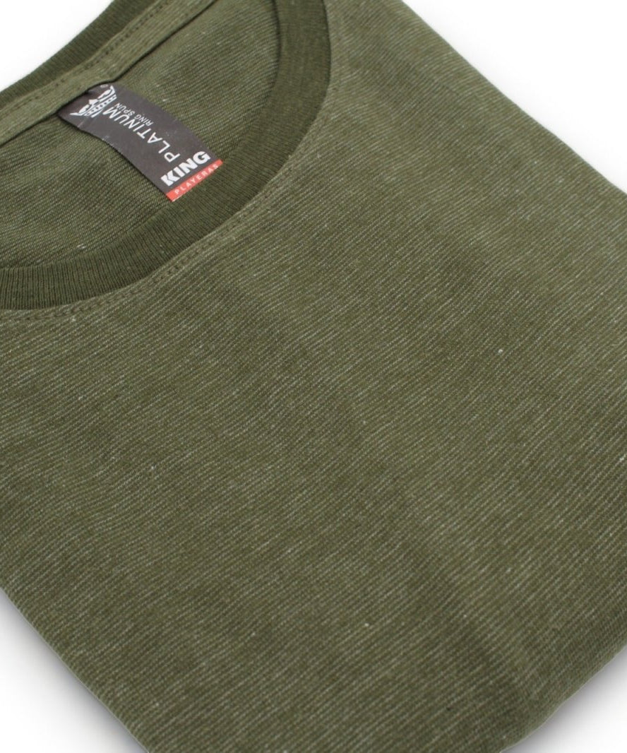 Playera Cuello Redondo Caballero 1x1 PLATINUM - Playeras King Playera Cuello Redondo