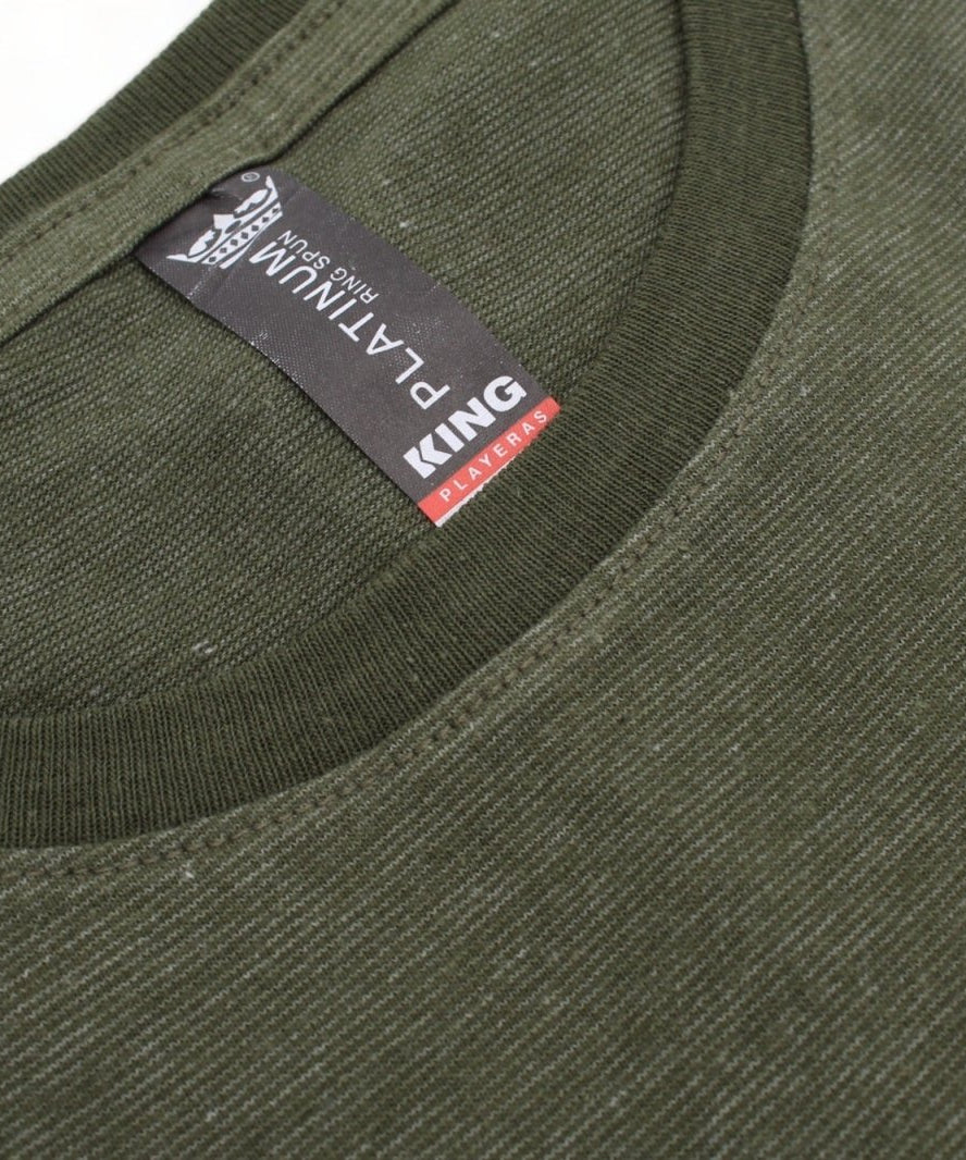 Playera Cuello Redondo Caballero 1x1 PLATINUM - Playeras King Playera Cuello Redondo