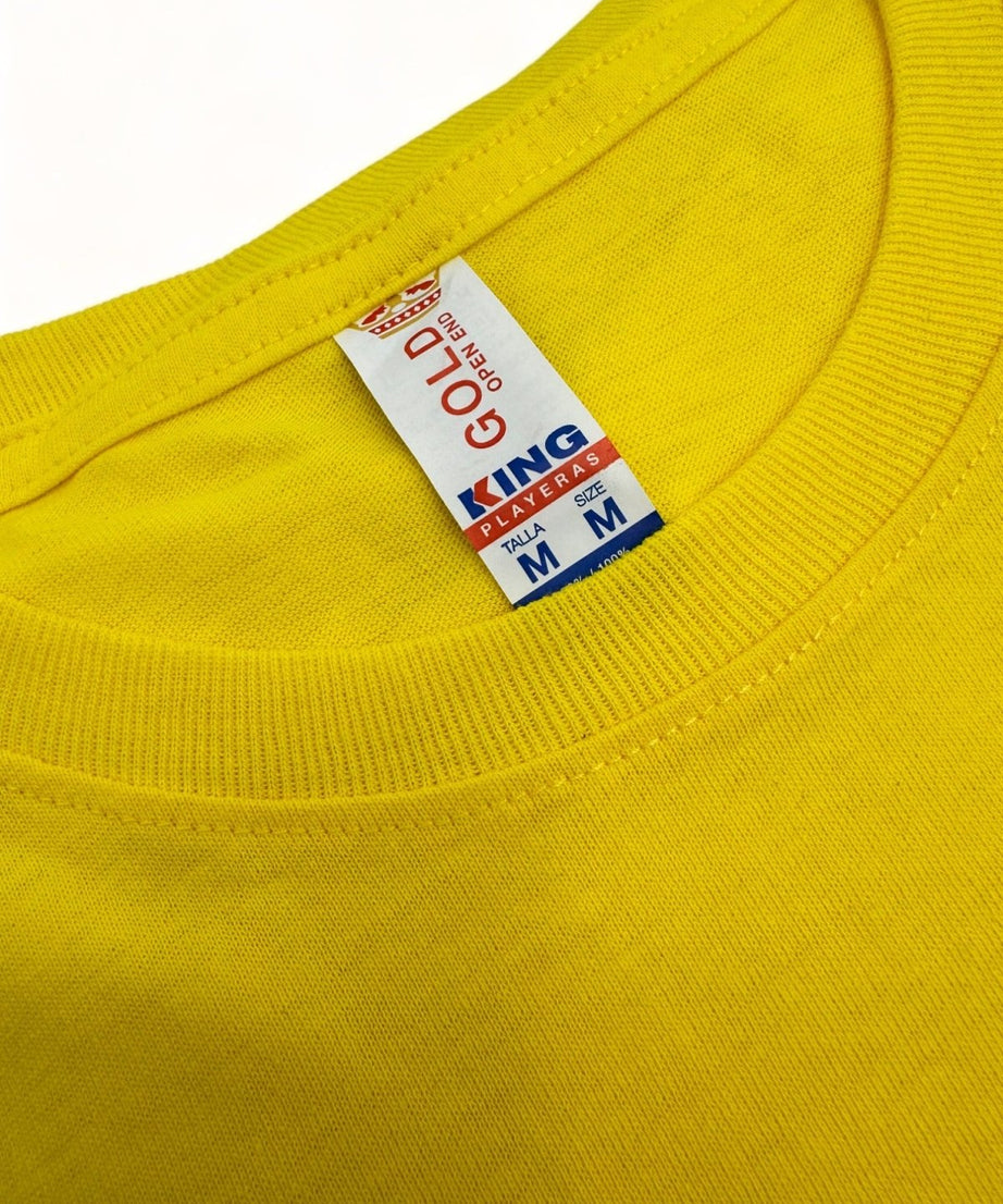 Playera Cuello Redondo Caballero GOLD