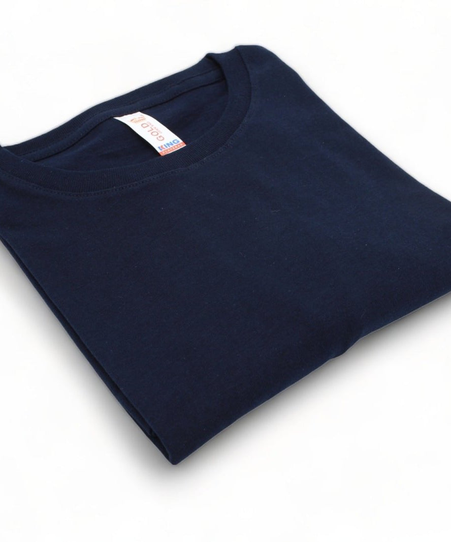 Playera Cuello Redondo Manga Larga GOLD - Playeras King Playera Cuello Redondo Manga Larga