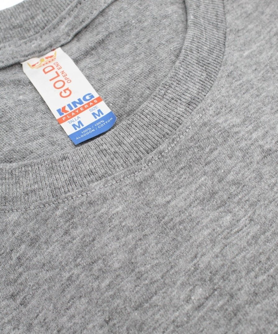 Playera Cuello Redondo Manga Larga GOLD - Playeras King Playera Cuello Redondo Manga Larga