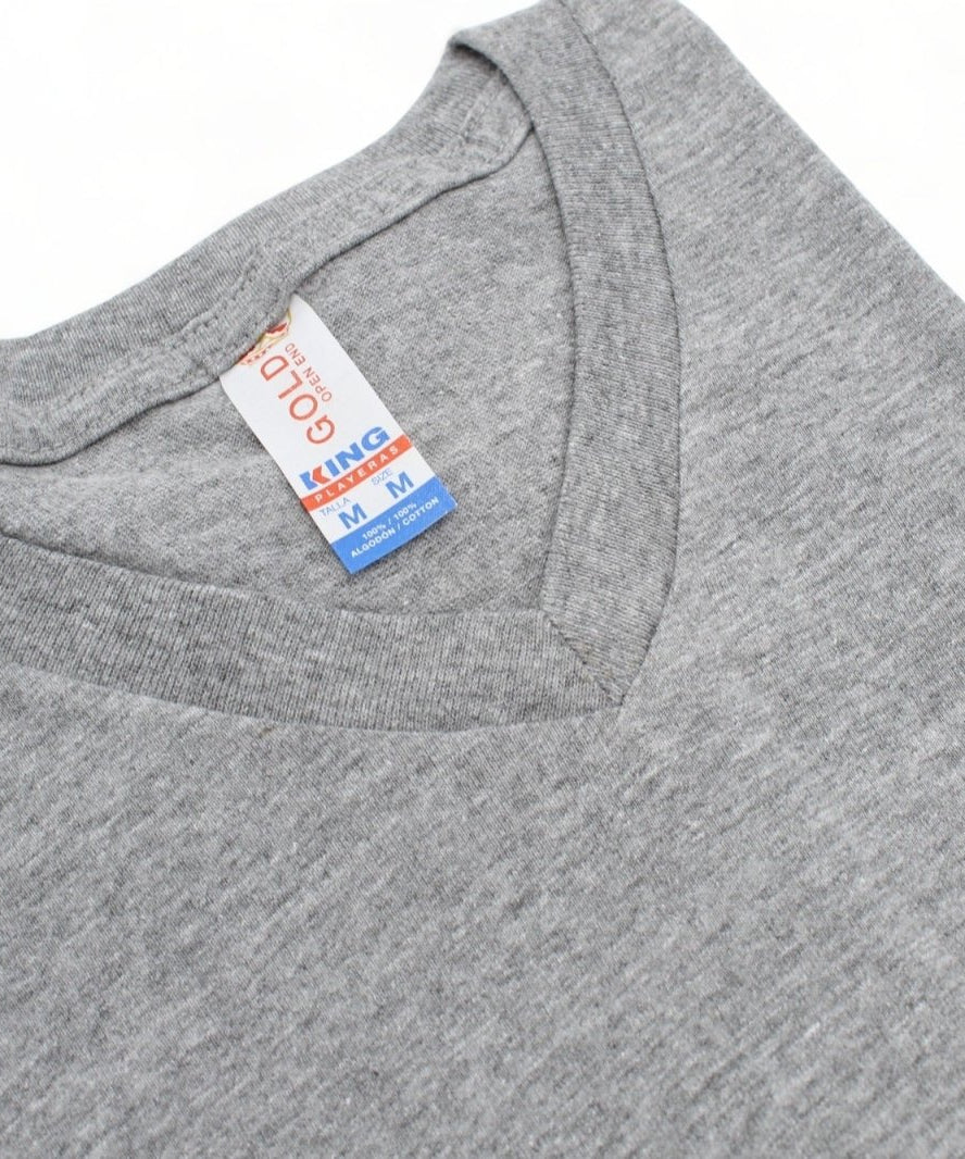 Playera Cuello V Caballero GOLD - Playeras King Playera Cuello V