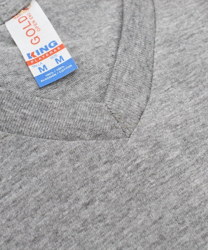 Playera Cuello V Caballero GOLD - Playeras King Playera Cuello V