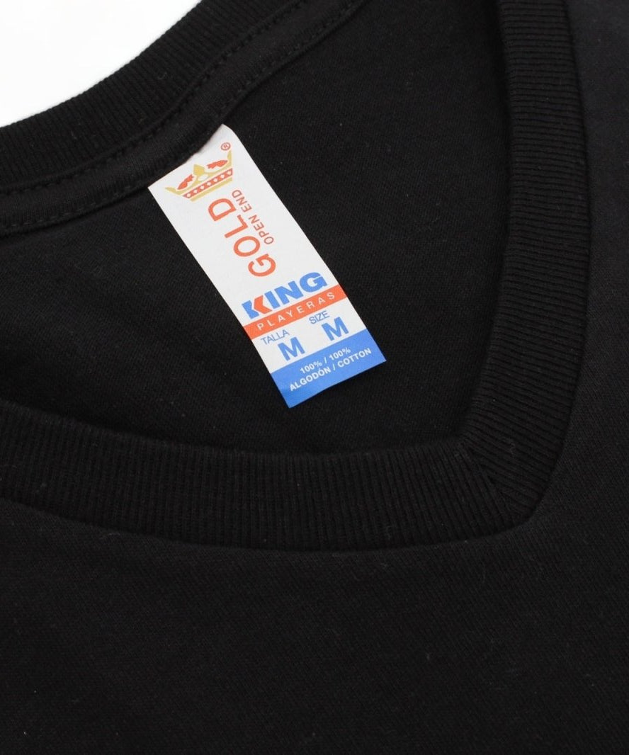 Playera Cuello V Caballero GOLD - Playeras King Playera Cuello V